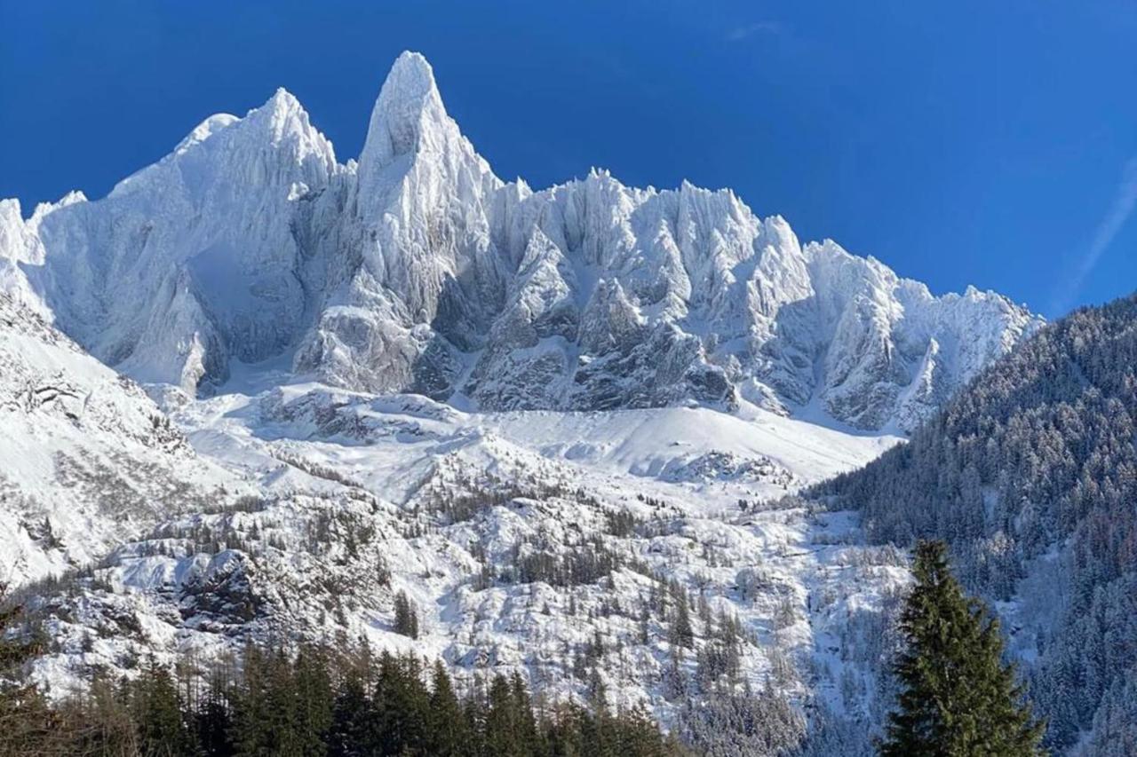 De L'aiguille With View On Mont Blanc Chalet *