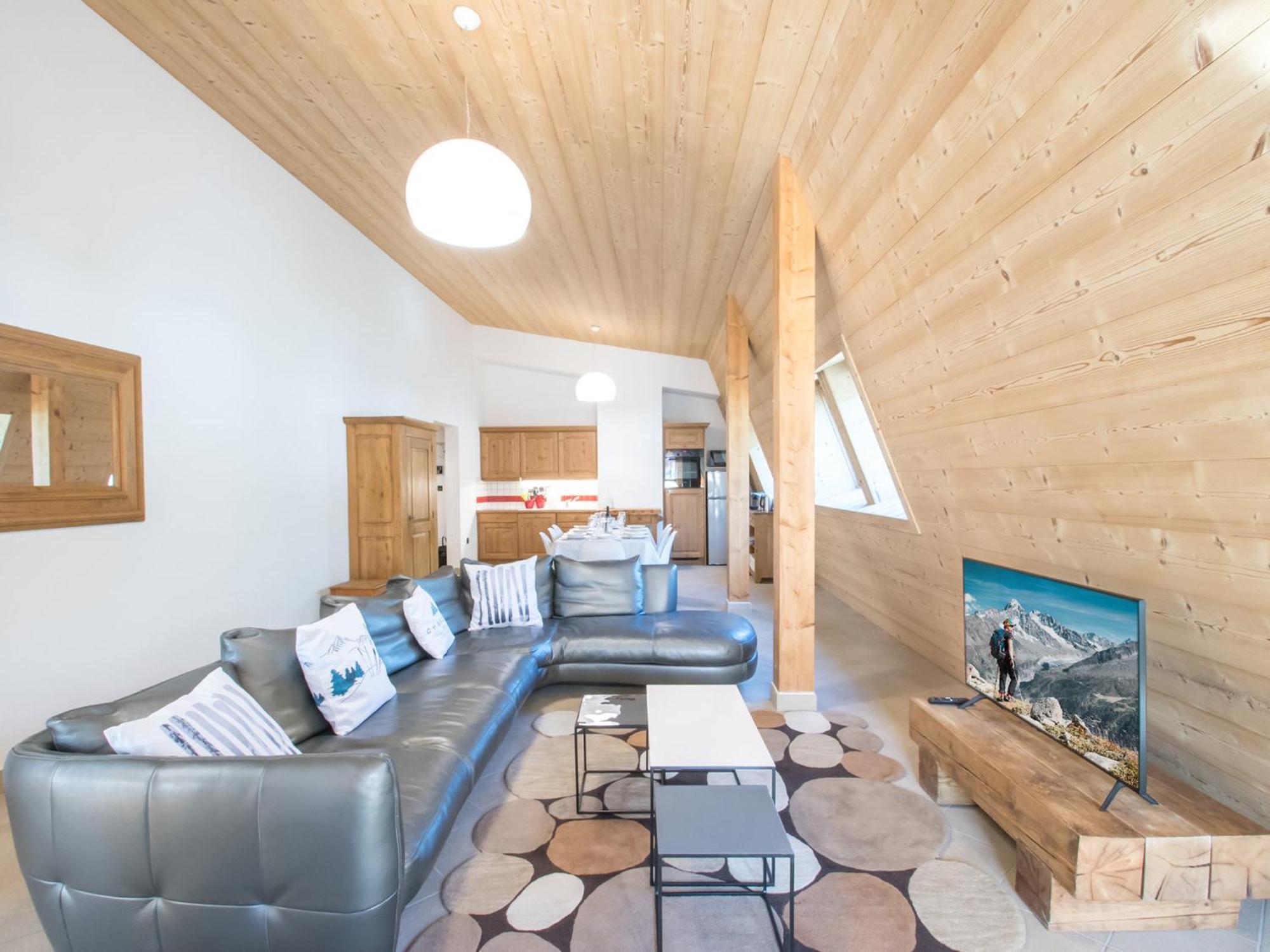 Grand Au Centre De Avec Wifi Et Garage, Proche Des Pistes - Fr-1-343-229 Chamonix