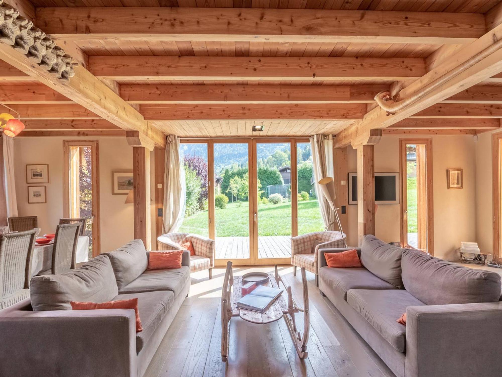 Contemporain Aux Houches, Pres Des Pistes, 6 Chambres, Wifi, Jardin, Grille-pain - Fr-1-343-179 Chamonix