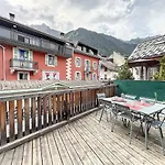 Chamonix Centre: Appartement 2 Chambres, Terrasse, 4-6 Pers, Proche Commerces - Fr-1-507-16
