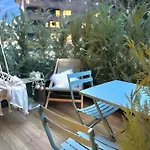 New, Terrasse, Vue Mont Blanc
