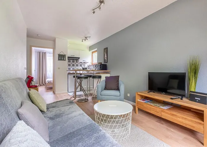 apartement ensoleillé avec un grand jardin