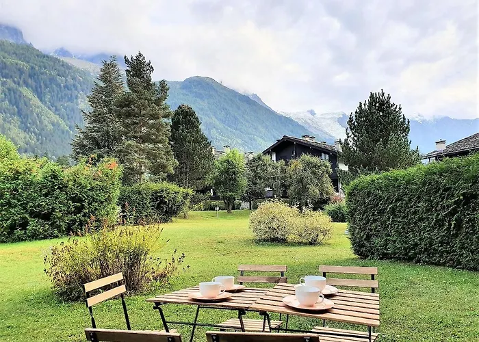 Rez de Jardin - Chamonix vue Mont Blanc
