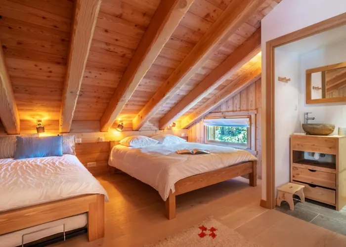 Sublime chalet Mitoyen face au MONT-BLANC