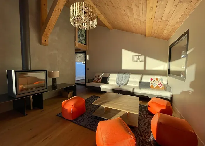 Chalet Spacieux Avec Jacuzzi, Animaux Acceptes Et Parking Prive - Fr-1-343-260