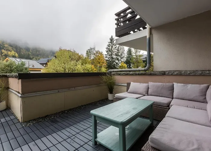Apartment With Terrace Gentianes 1 Centre Chamonix By Aiguille Du Midi