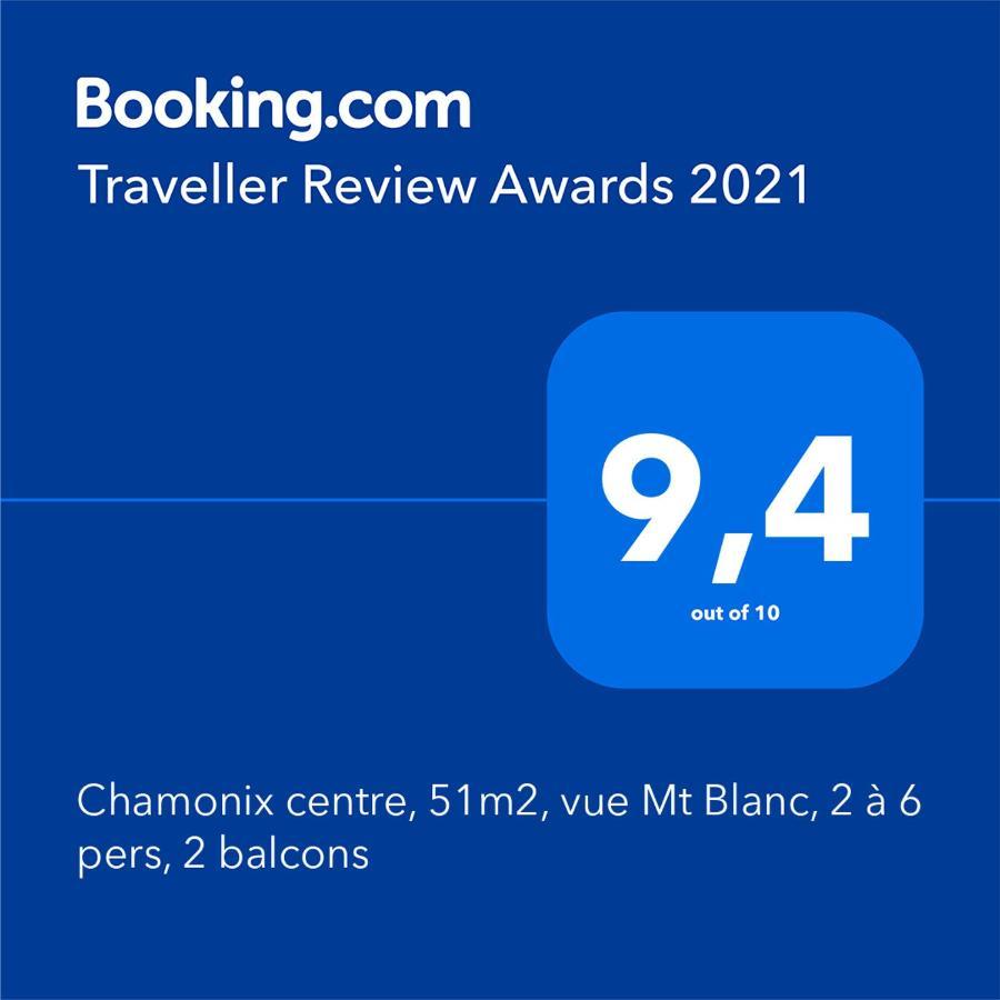 Centre, 51m2, Vue Mt Blanc, 2 A 6 Pers, 2 Balcons *