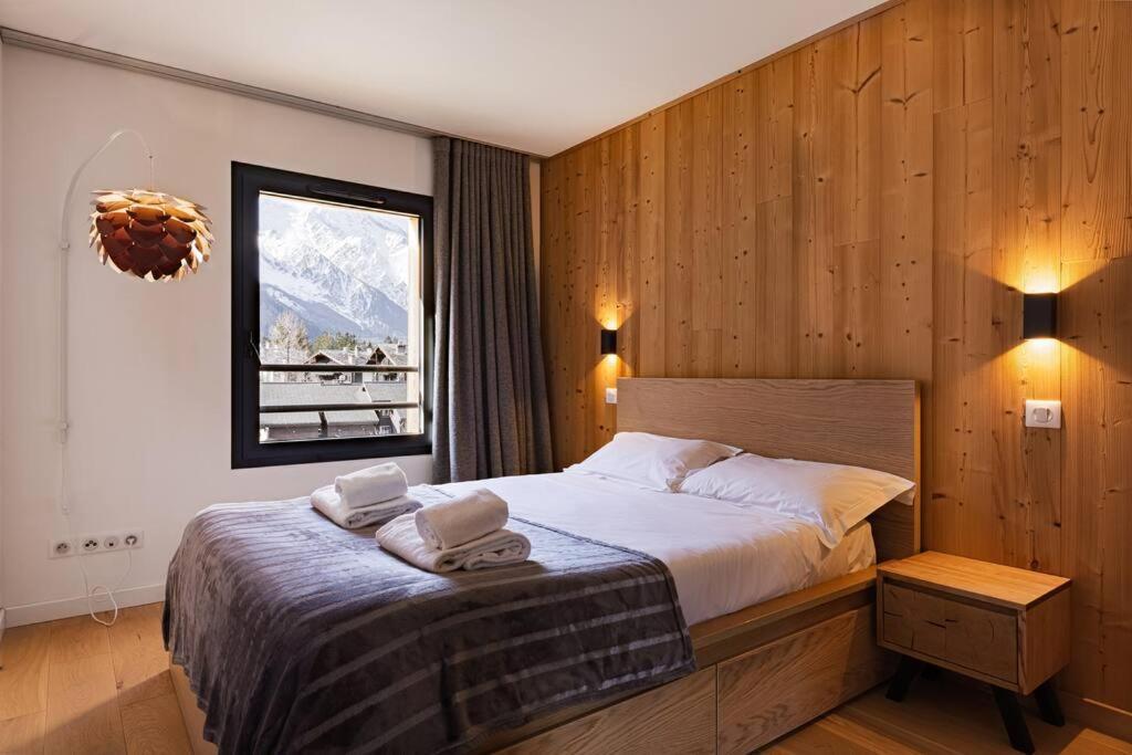 Modern 2br 5* Pool Gym Garage Mont-blanc View *
