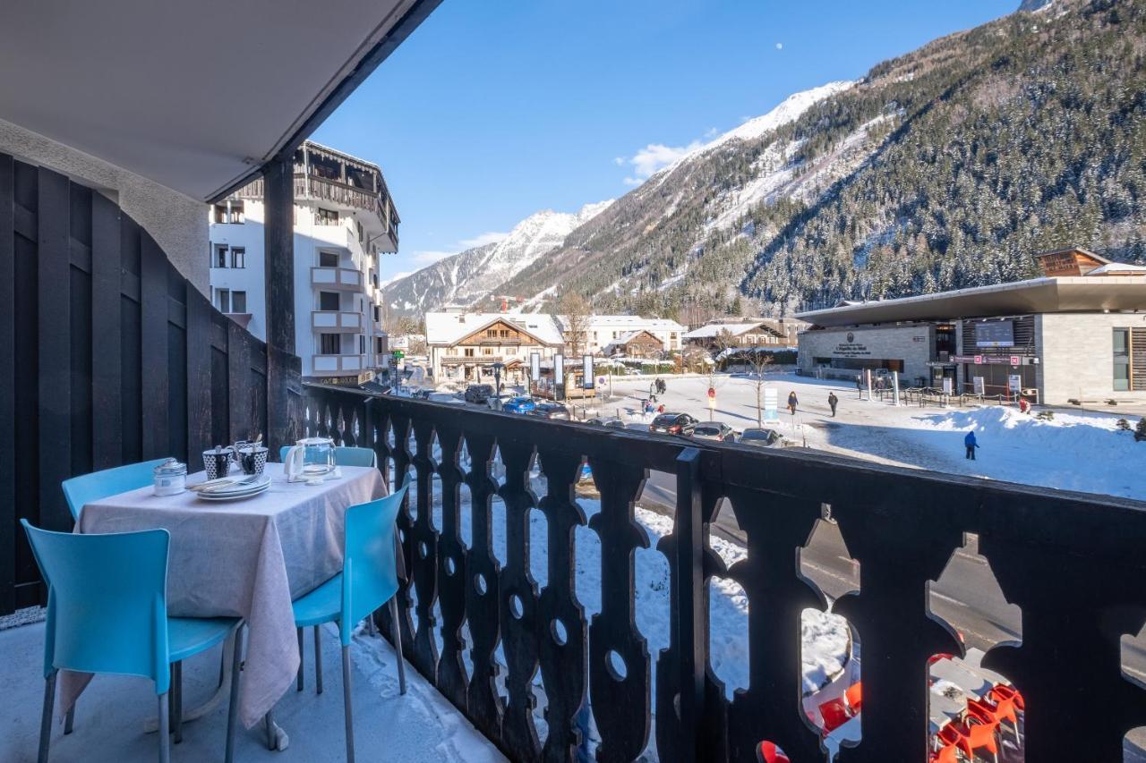 Appartement Sunny Centre Vue Mont Blanc Balcon 3 Personnes Chamonix