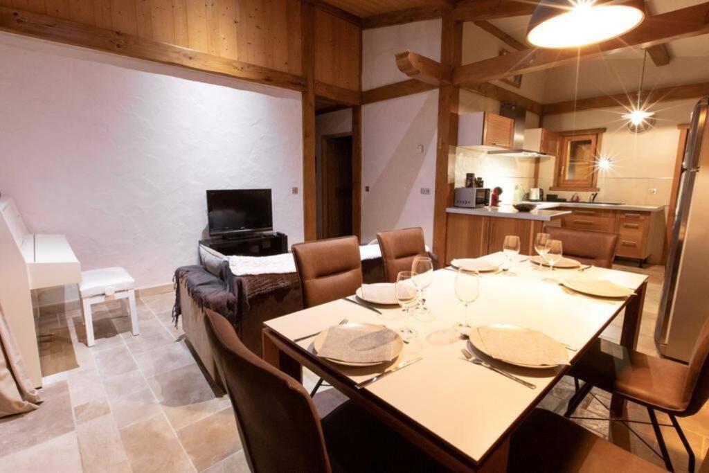 Maison Chaleureuse Avec Vue Sur Le Mont Blanc
