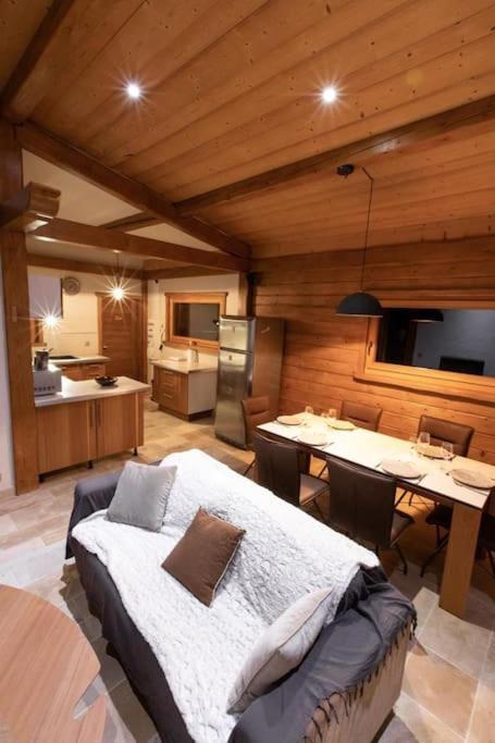 Maison Chaleureuse Avec Vue Sur Le Mont Blanc