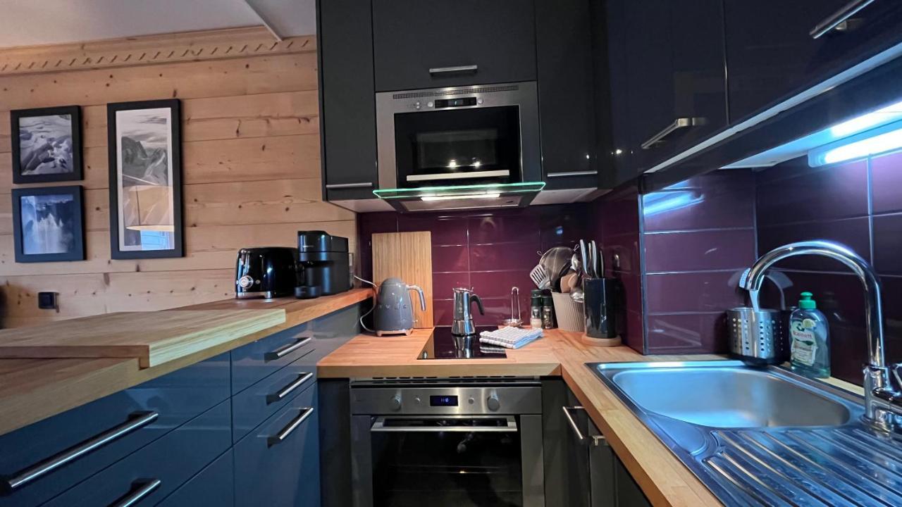 Le 41 Du Lyret - Appartement Type Studio Pour Deux Avec Vue Sur Les Aiguilles Dans Chamonix Centre