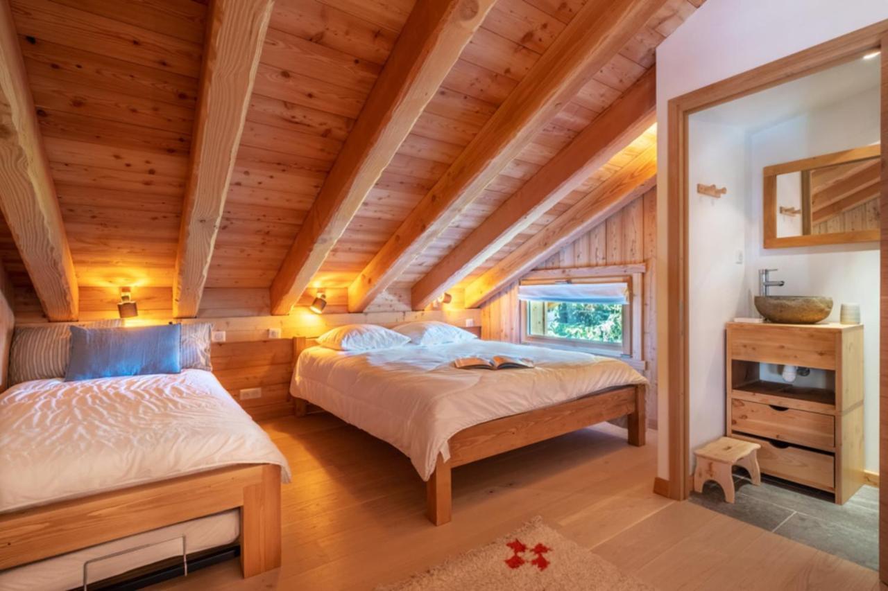 Sublime Mitoyen Face Au Mont-blanc Chalet Chamonix