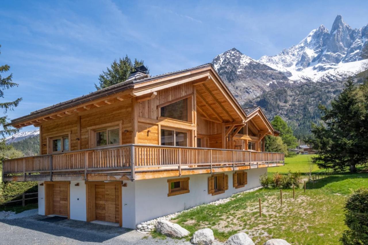 Sublime Mitoyen Face Au Mont-blanc Chalet Chamonix