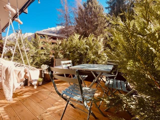 Apartment New, Terrasse, Vue Mont Blanc