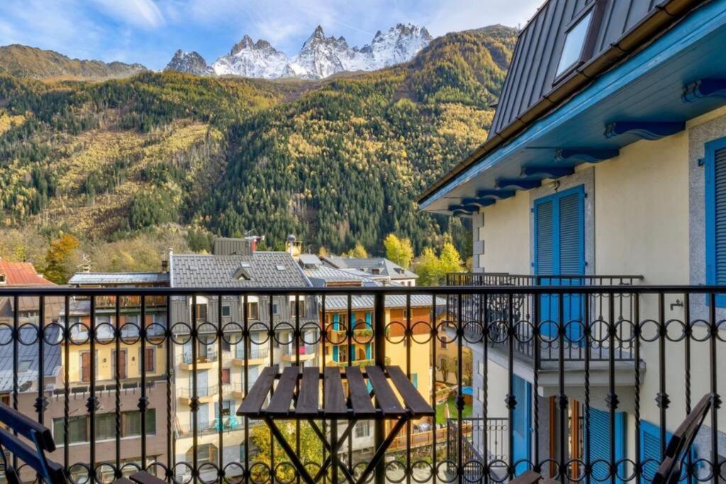 Apartment Centre, « lucille »,balcon, Vue Imprenable Et Parking Chamonix