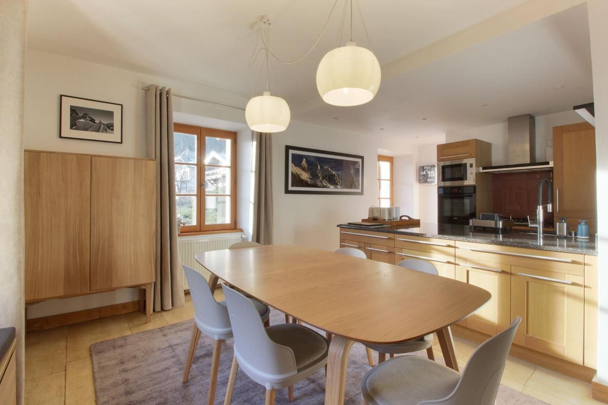 Appartement Les Alpins - Centre De - Renove Avec Jardin Et Vue Imprenable Sur Le Montblanc *