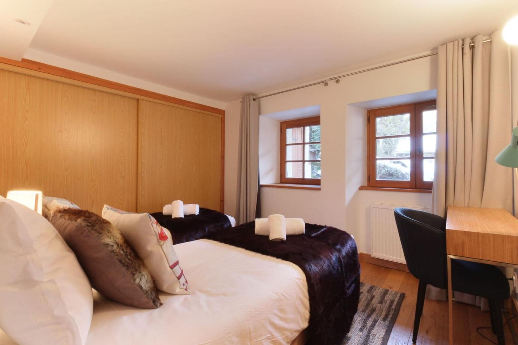 Les Alpins - Centre De - Renove Avec Jardin Et Vue Imprenable Sur Le Montblanc Chamonix