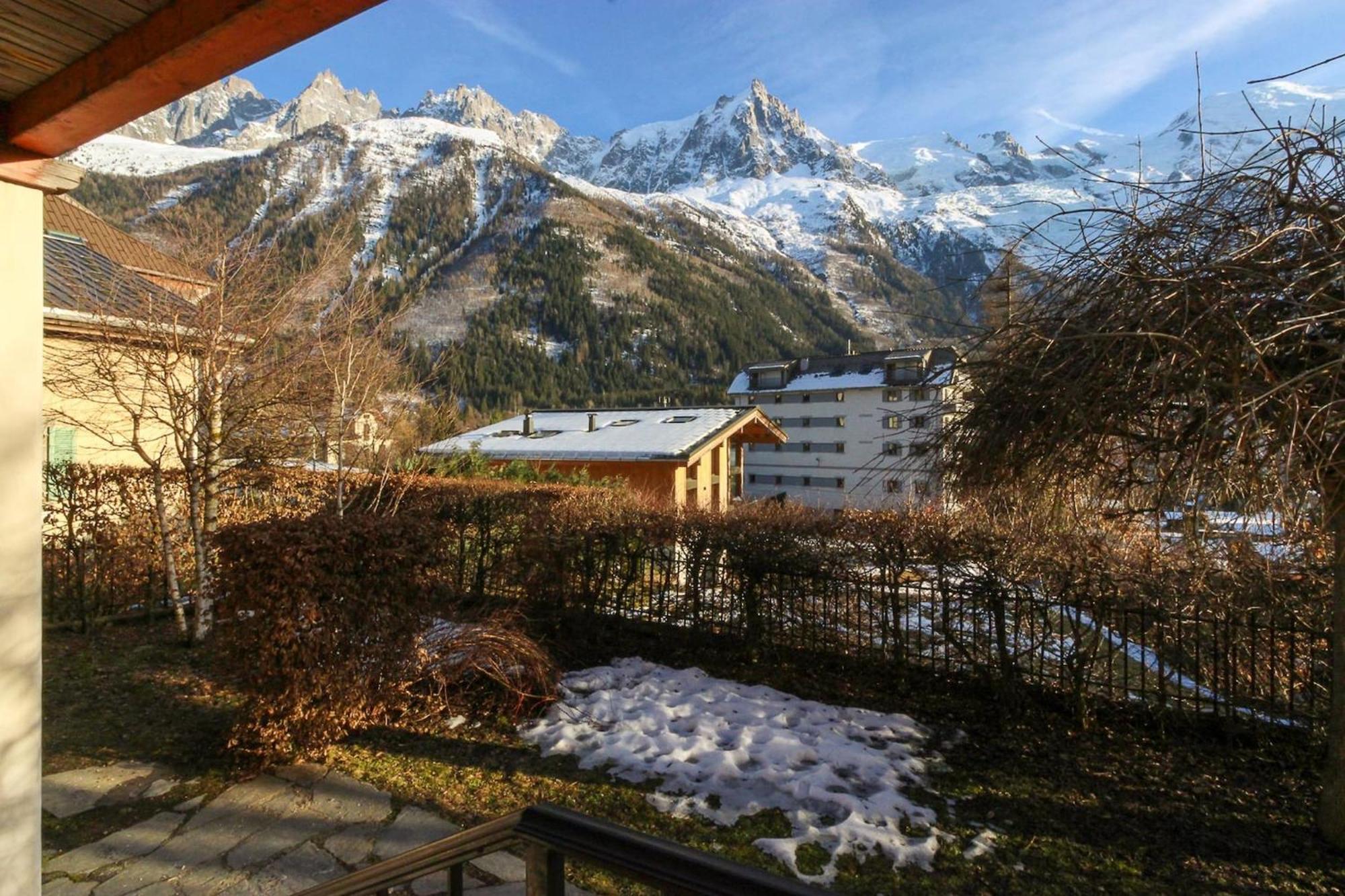 Les Alpins - Centre De - Renove Avec Jardin Et Vue Imprenable Sur Le Montblanc