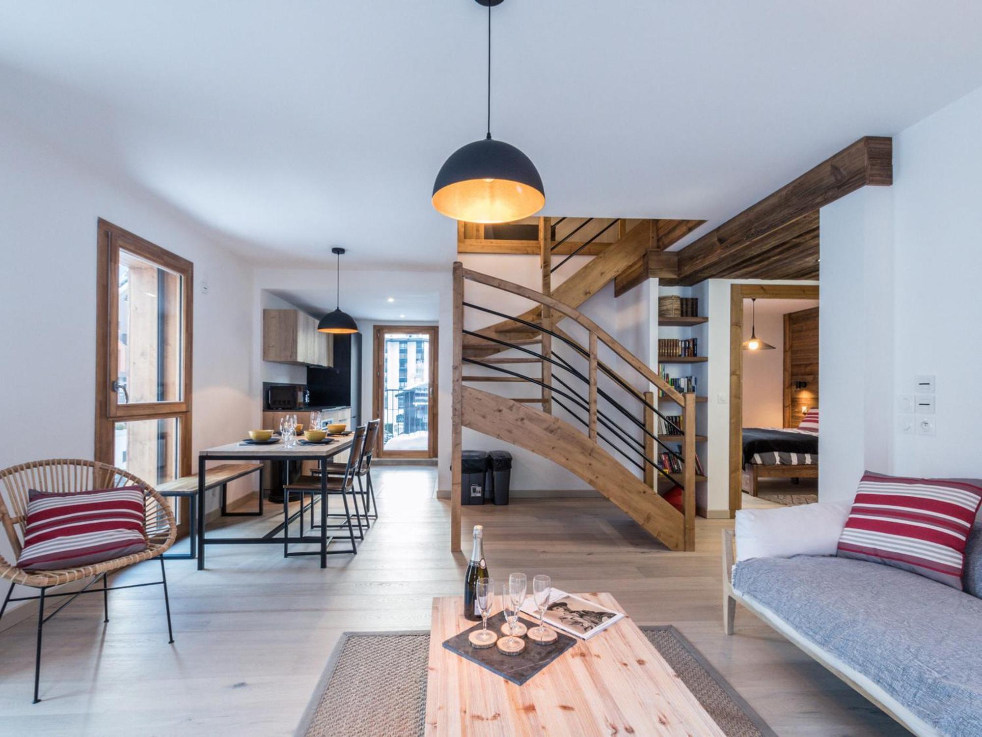 Apartment Duplex Au Centre De Avec Wifi Et Parking - Fr-1-343-189 Chamonix