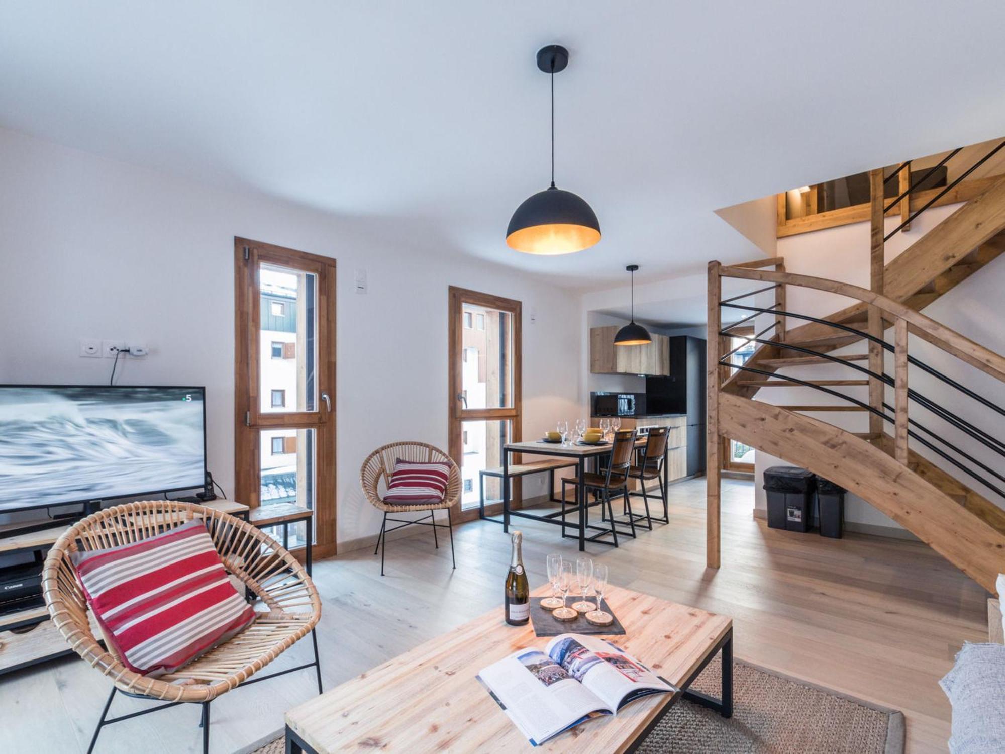 Duplex Au Centre De Avec Wifi Et Parking - Fr-1-343-189 Chamonix