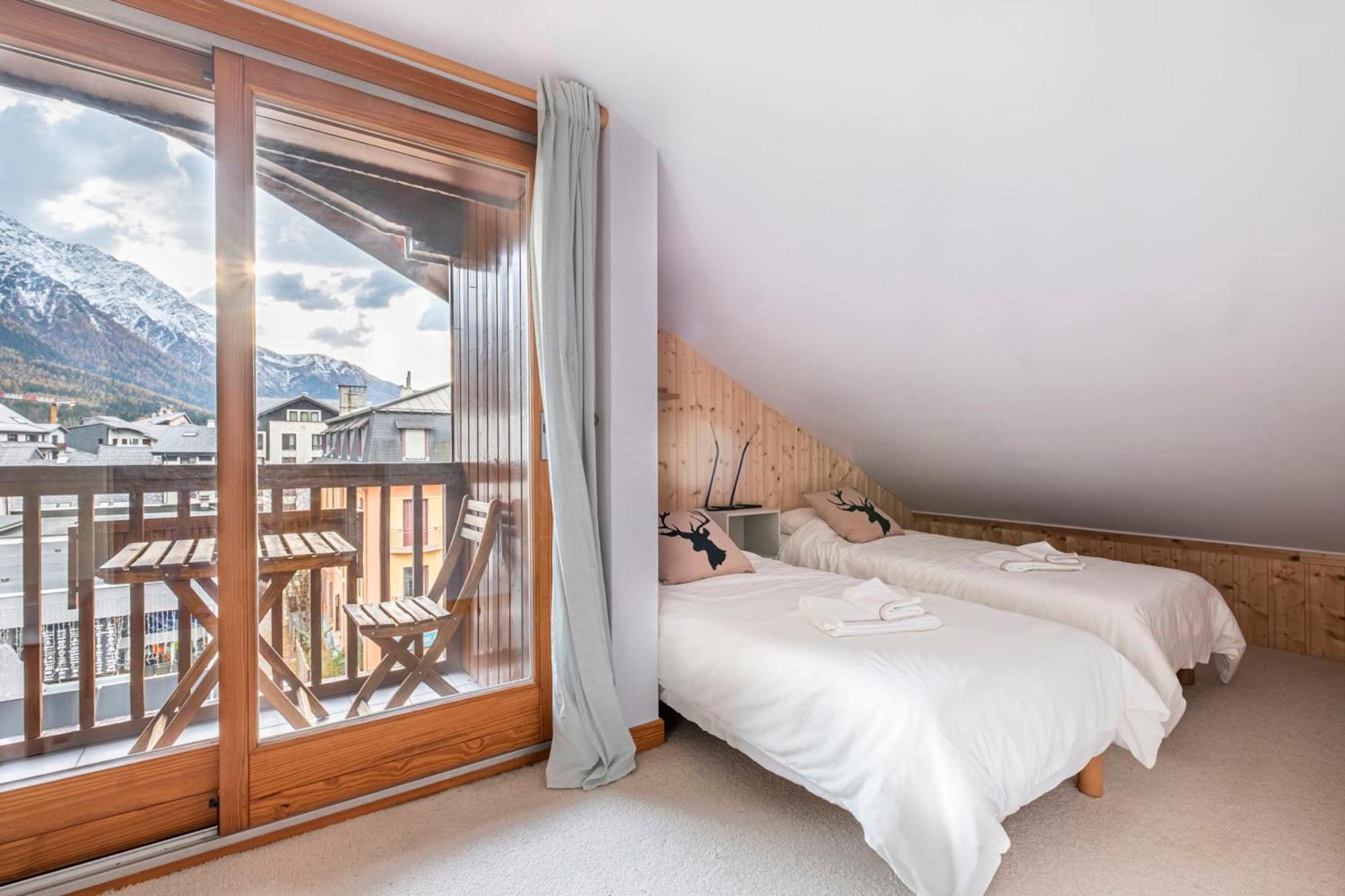 55 M With Balconies And Mont Blanc View