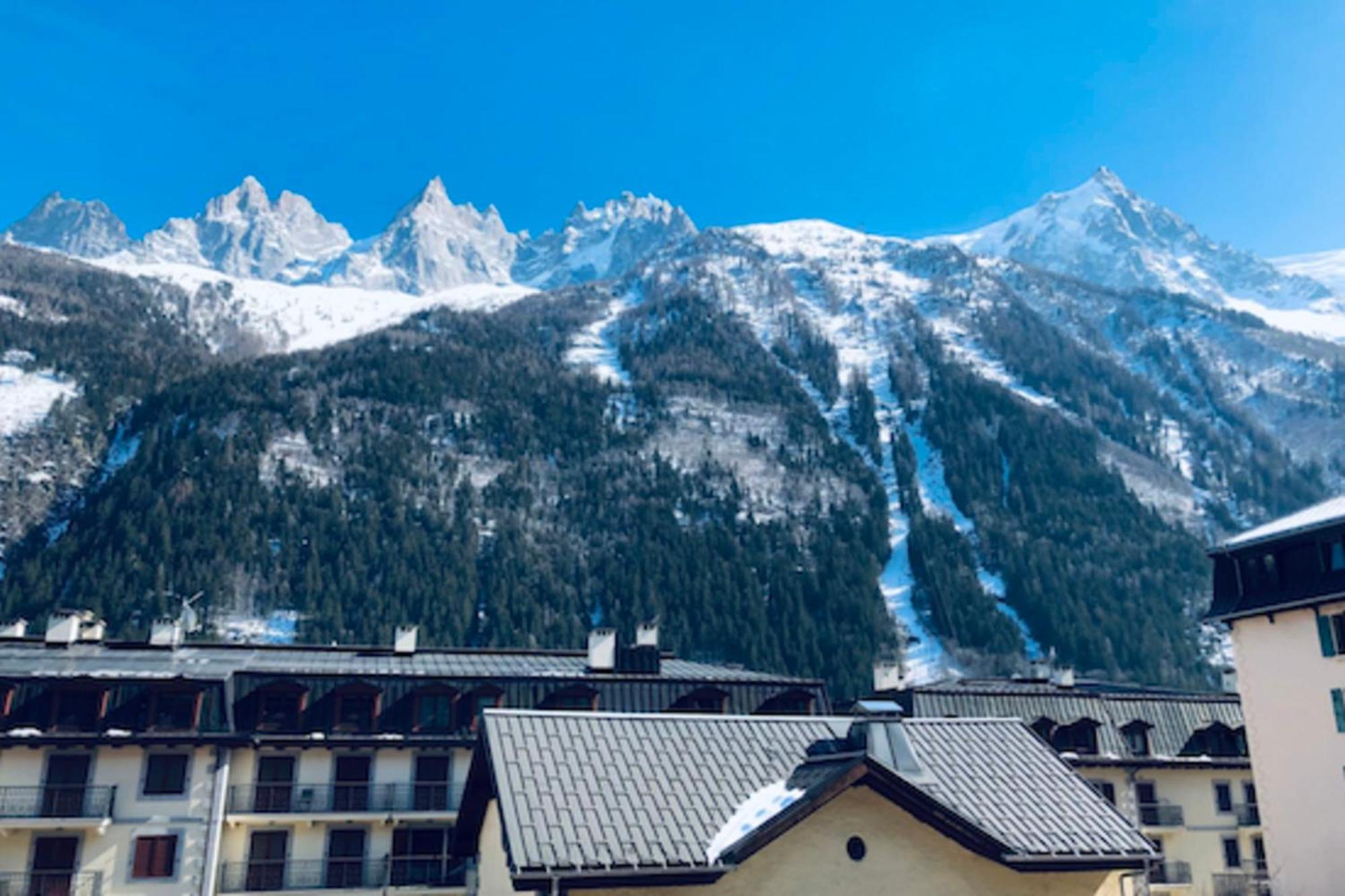In The Centre Of With Views Of Mont Blanc Chamonix