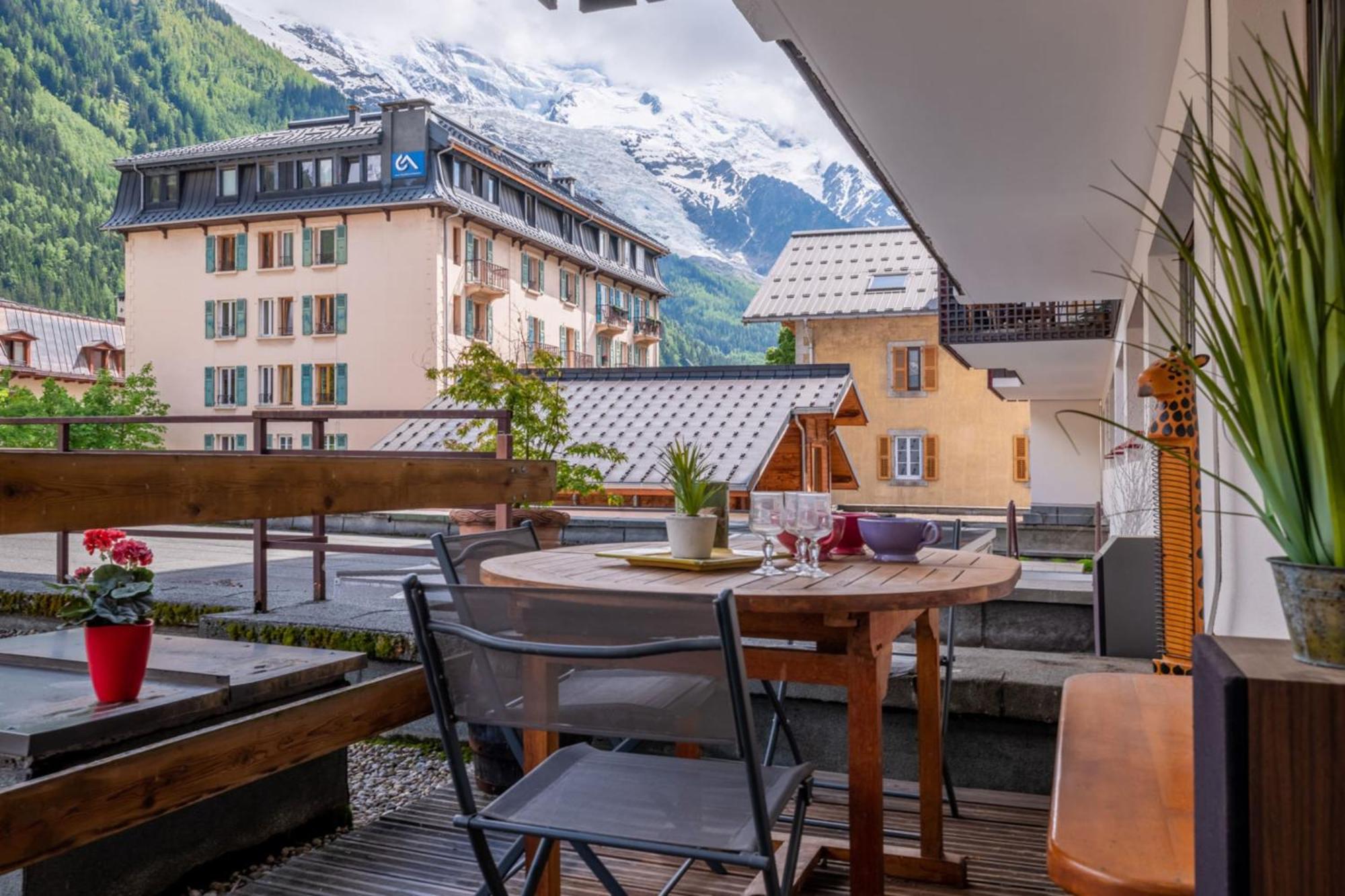 Apartment In The Centre Of With Views Of Mont Blanc