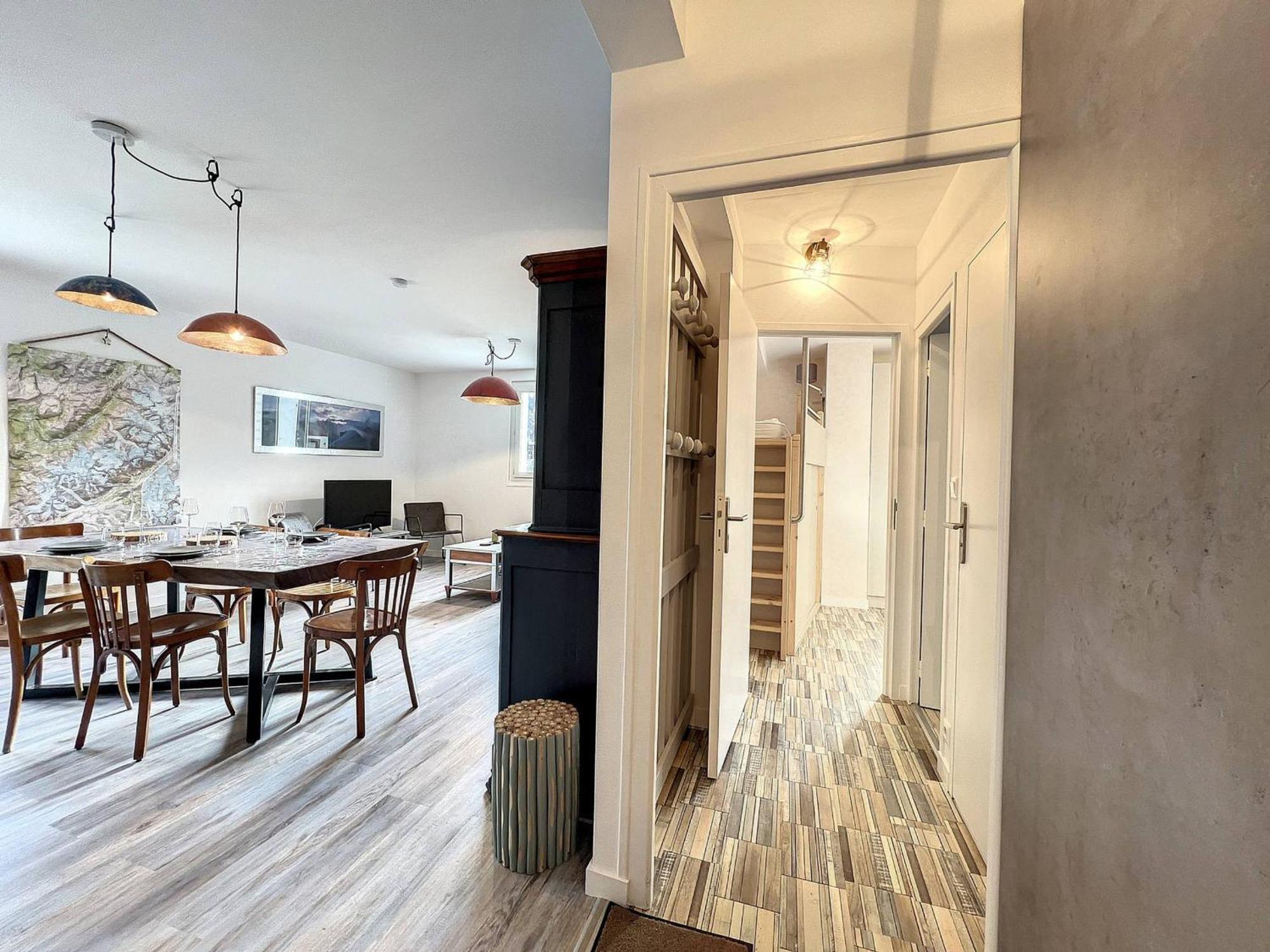 Apartment Chamonix: Appart. 63m², 6 Pers, Balcon, Parking, Wifi - Fr-1-507-78 Chamonix