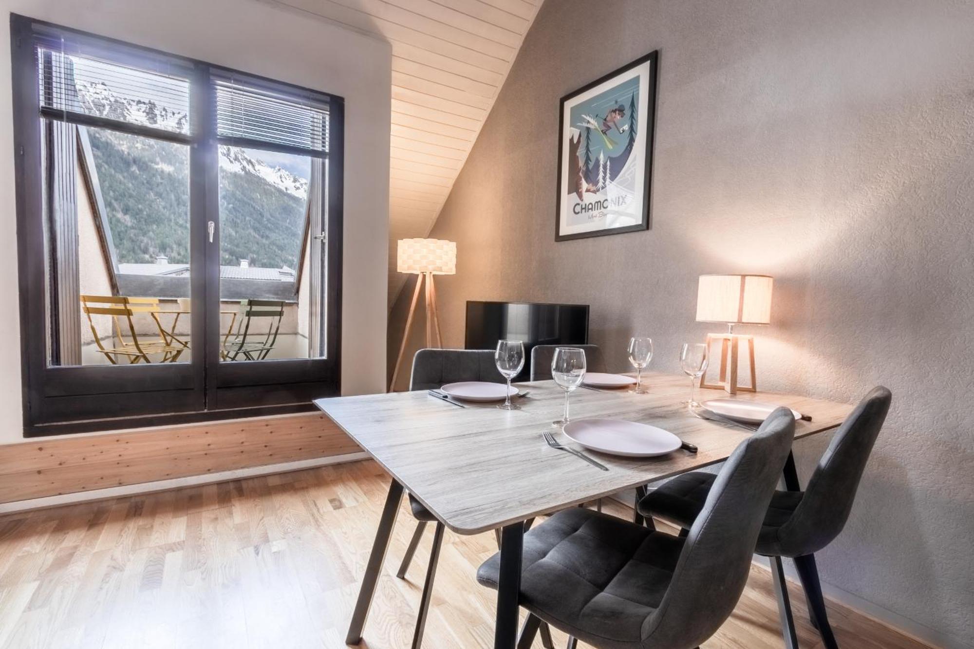 Triplex - Hypercentre - Balcon Avec Vue Montagnes Chamonix