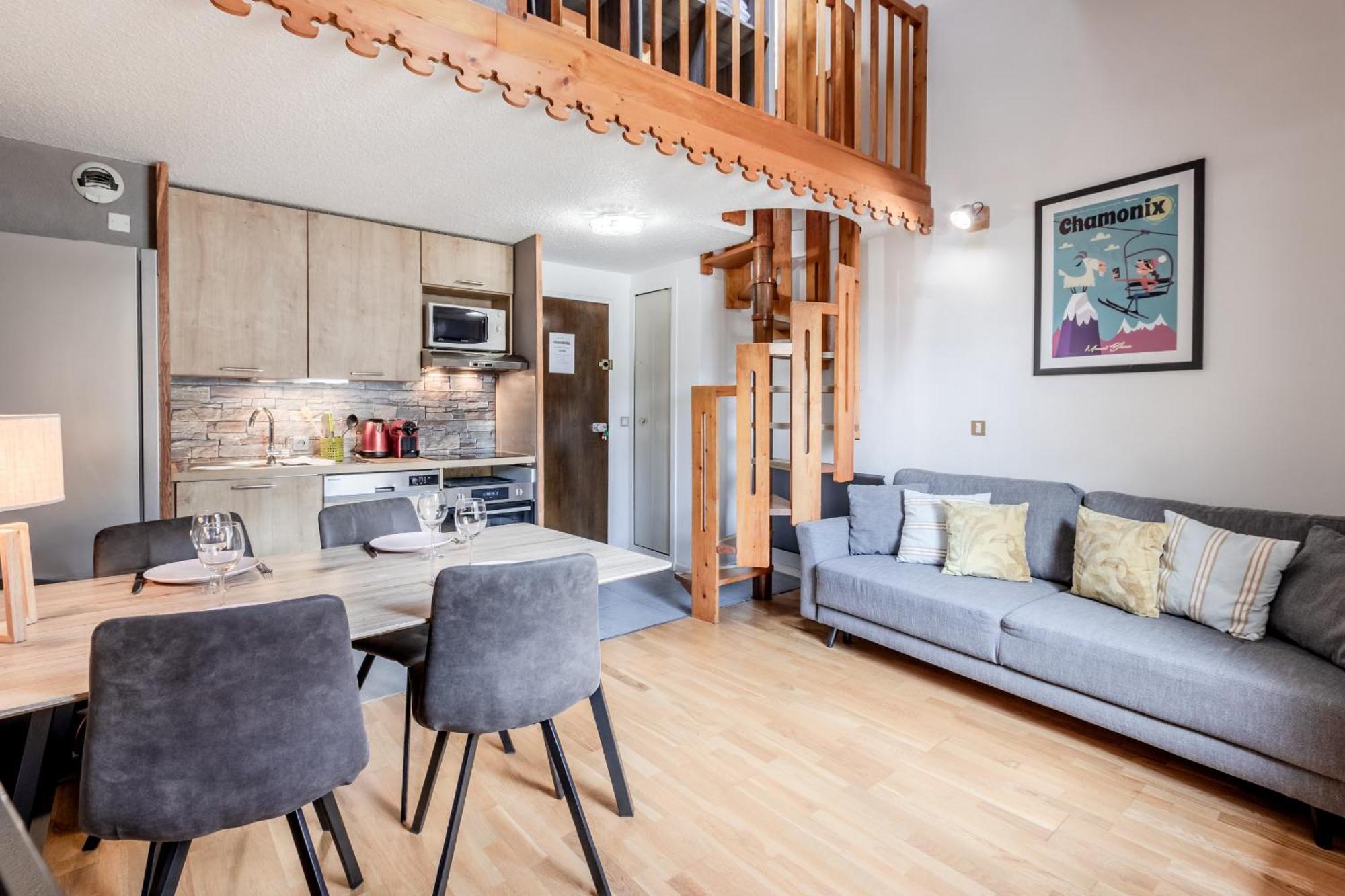 Triplex - Hypercentre - Balcon Avec Vue Montagnes Chamonix