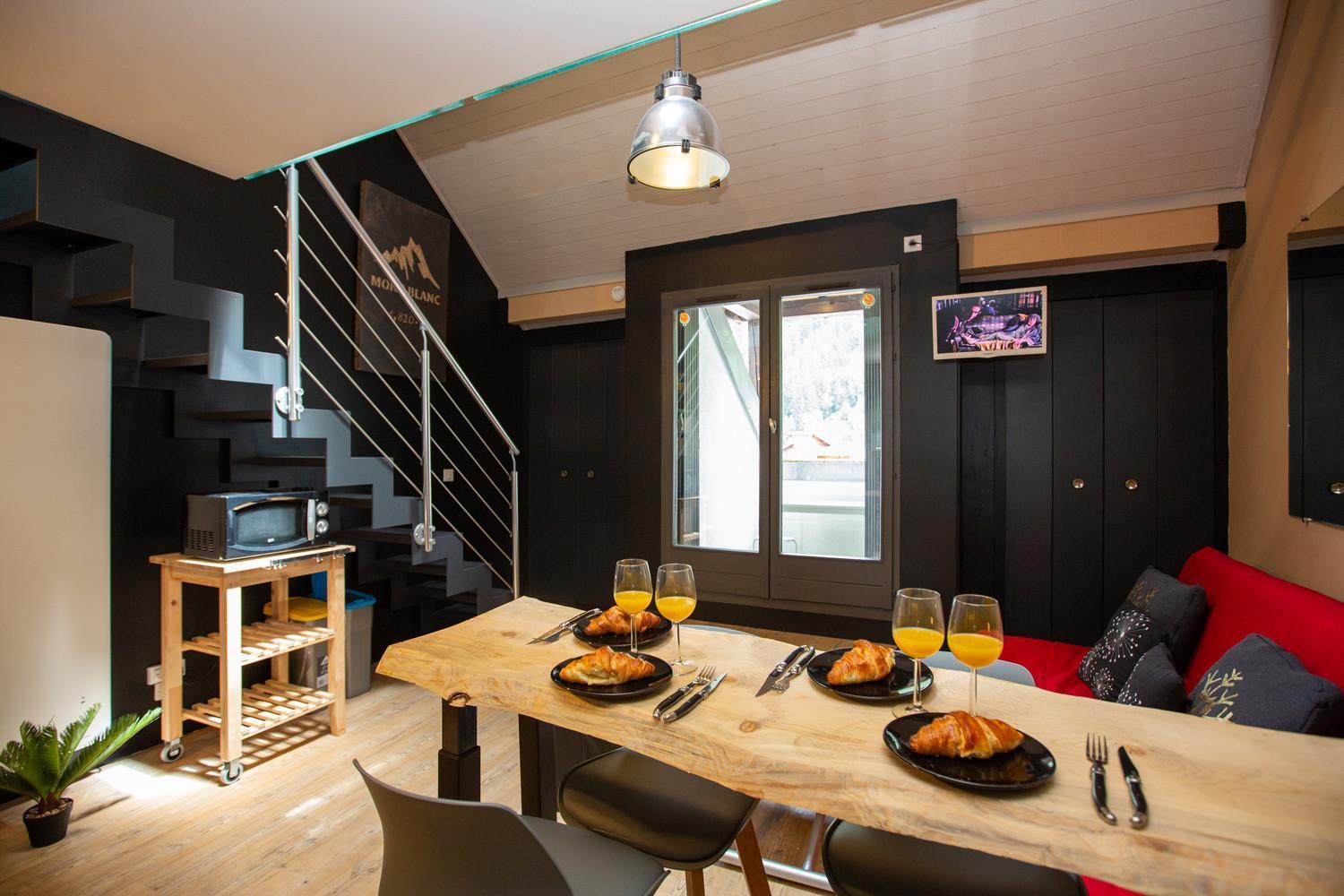 Les Barrats - Duplex - - Vue Mont-blanc * Chamonix