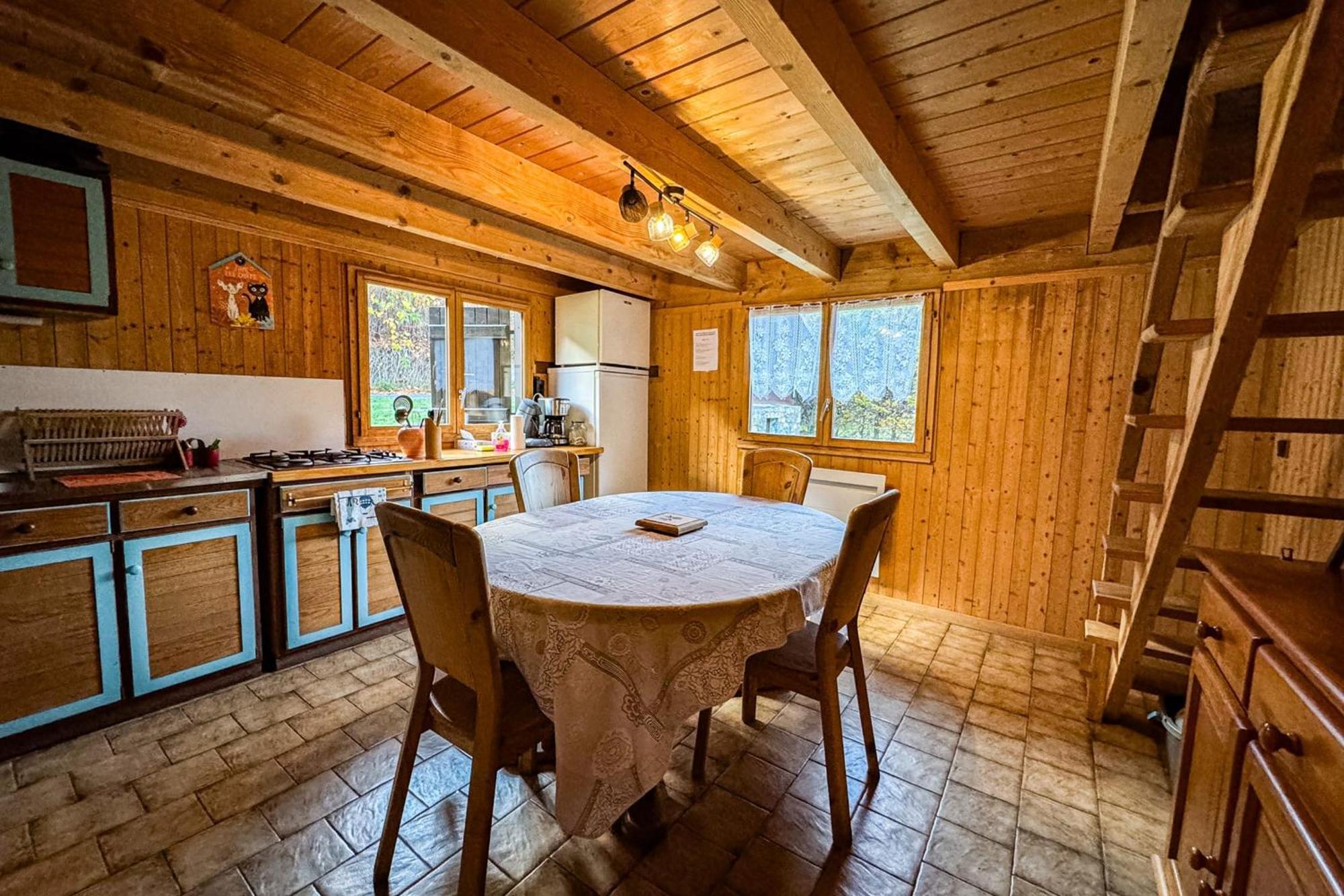 Authentic Family With Garden In