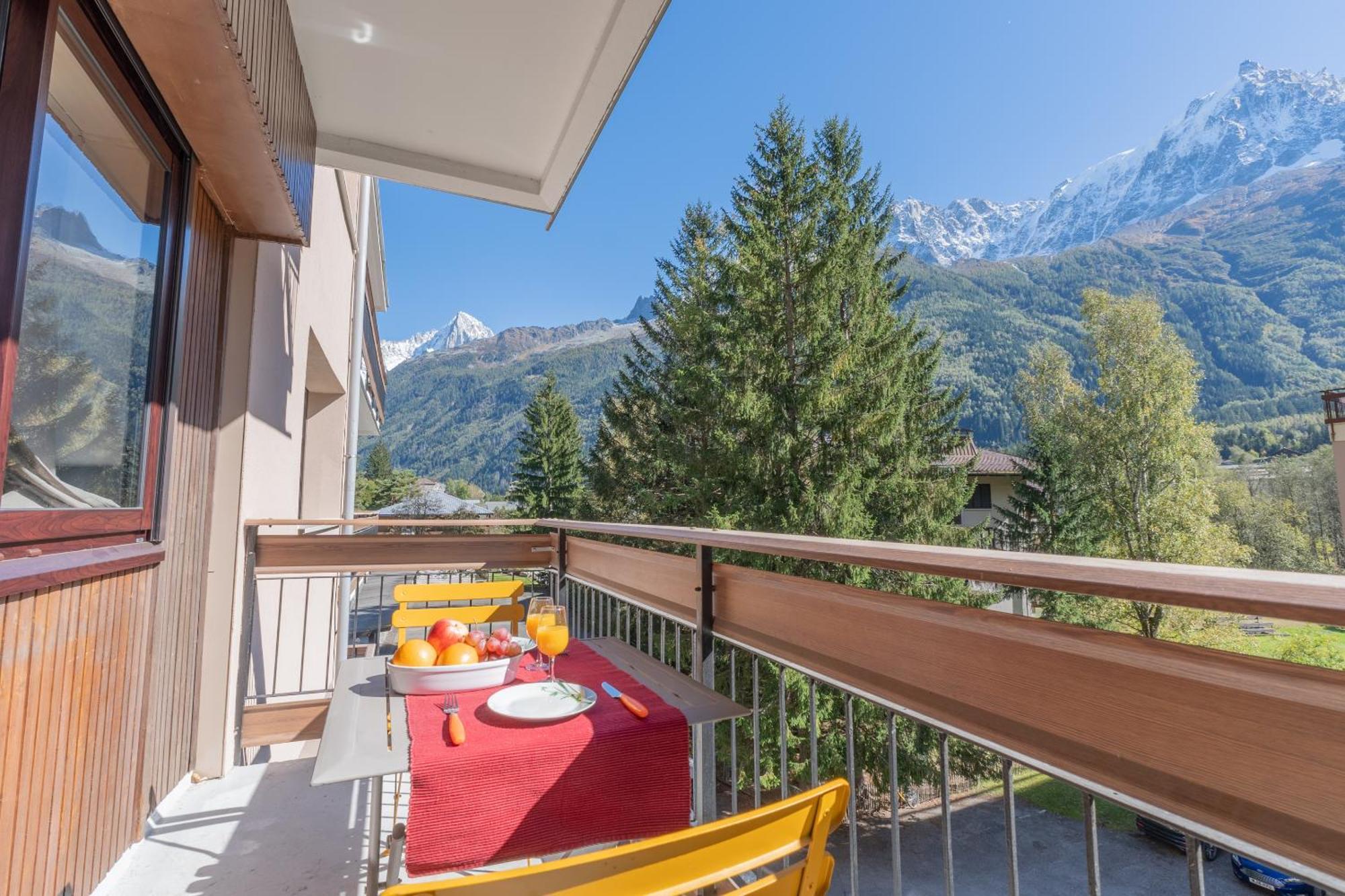 Lumineux A Avec Vue Imprenable Sur Mont Blanc Et Parking Apartment Chamonix