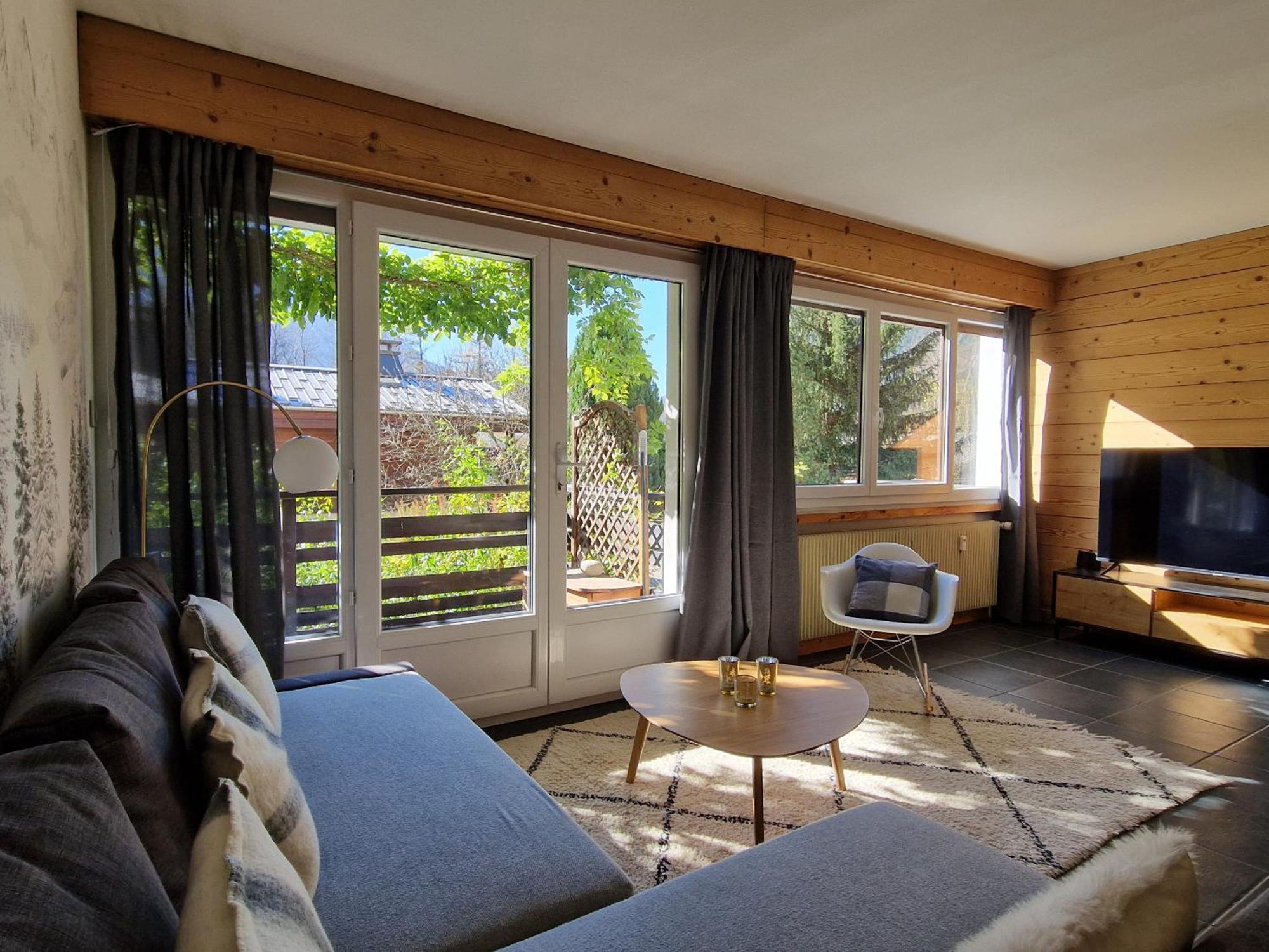 Apartment Les Tussilages - Terrasse Vue Mont-blanc