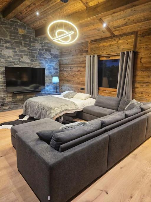 Amazing With Hot Tub Sauna And Panoramic View Chalet Chamonix