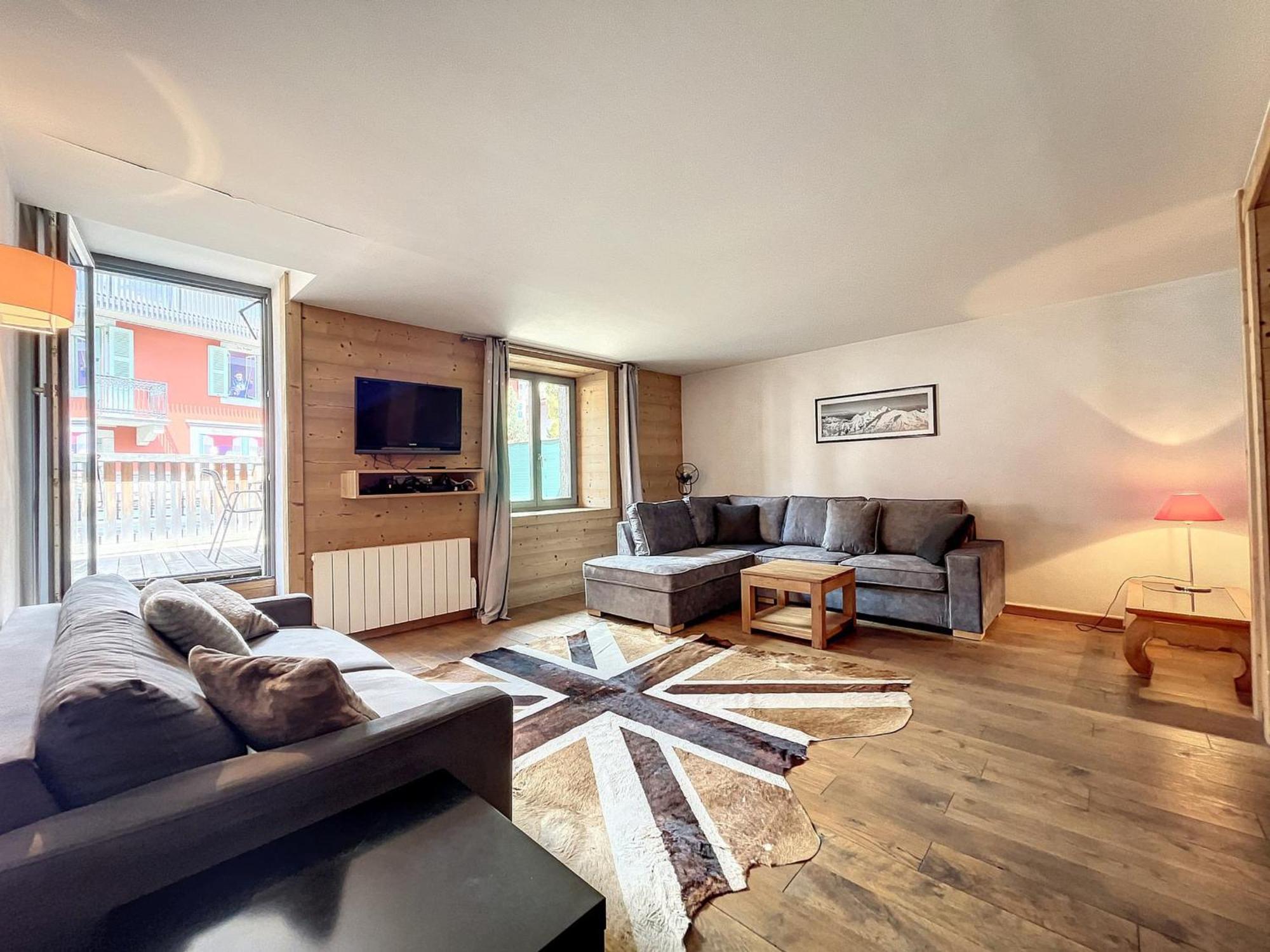 Centre: 2 Chambres, Terrasse, 4-6 Pers, Proche Commerces - Fr-1-507-16 Chamonix