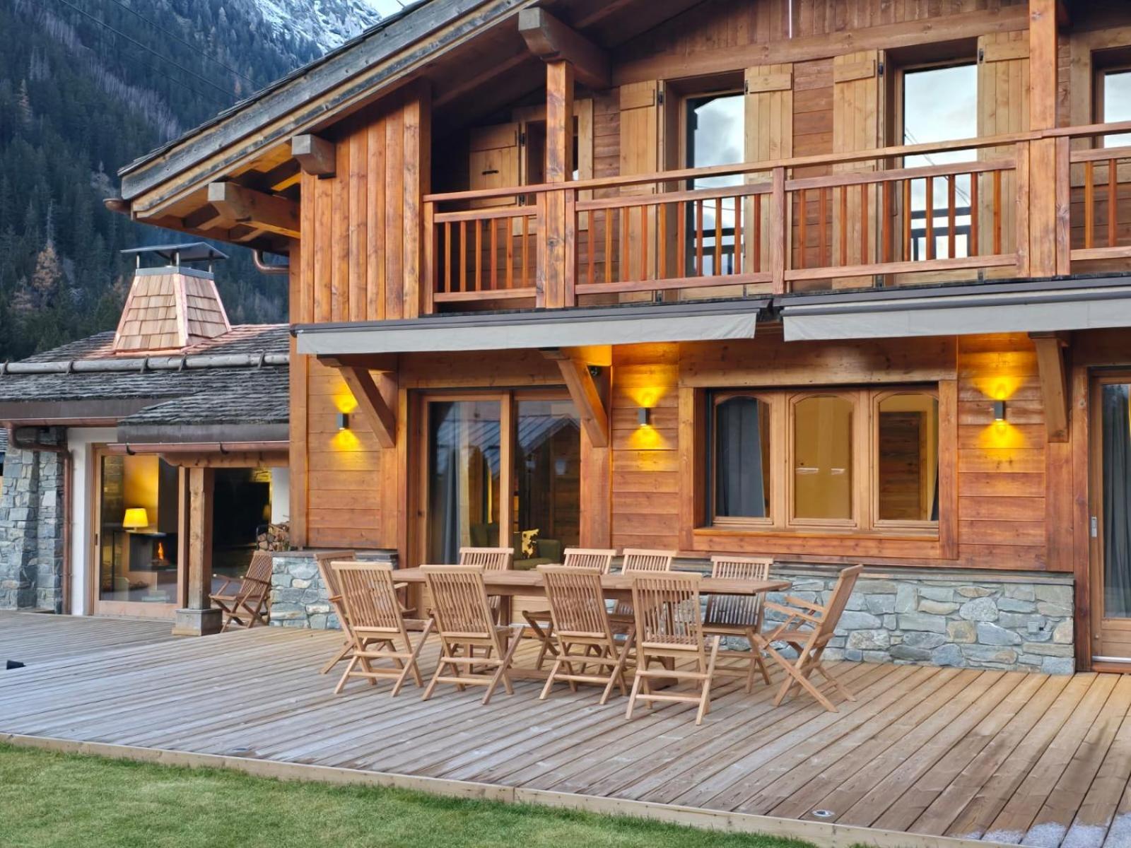 Amazing With Hot Tub Sauna And Panoramic View Chamonix