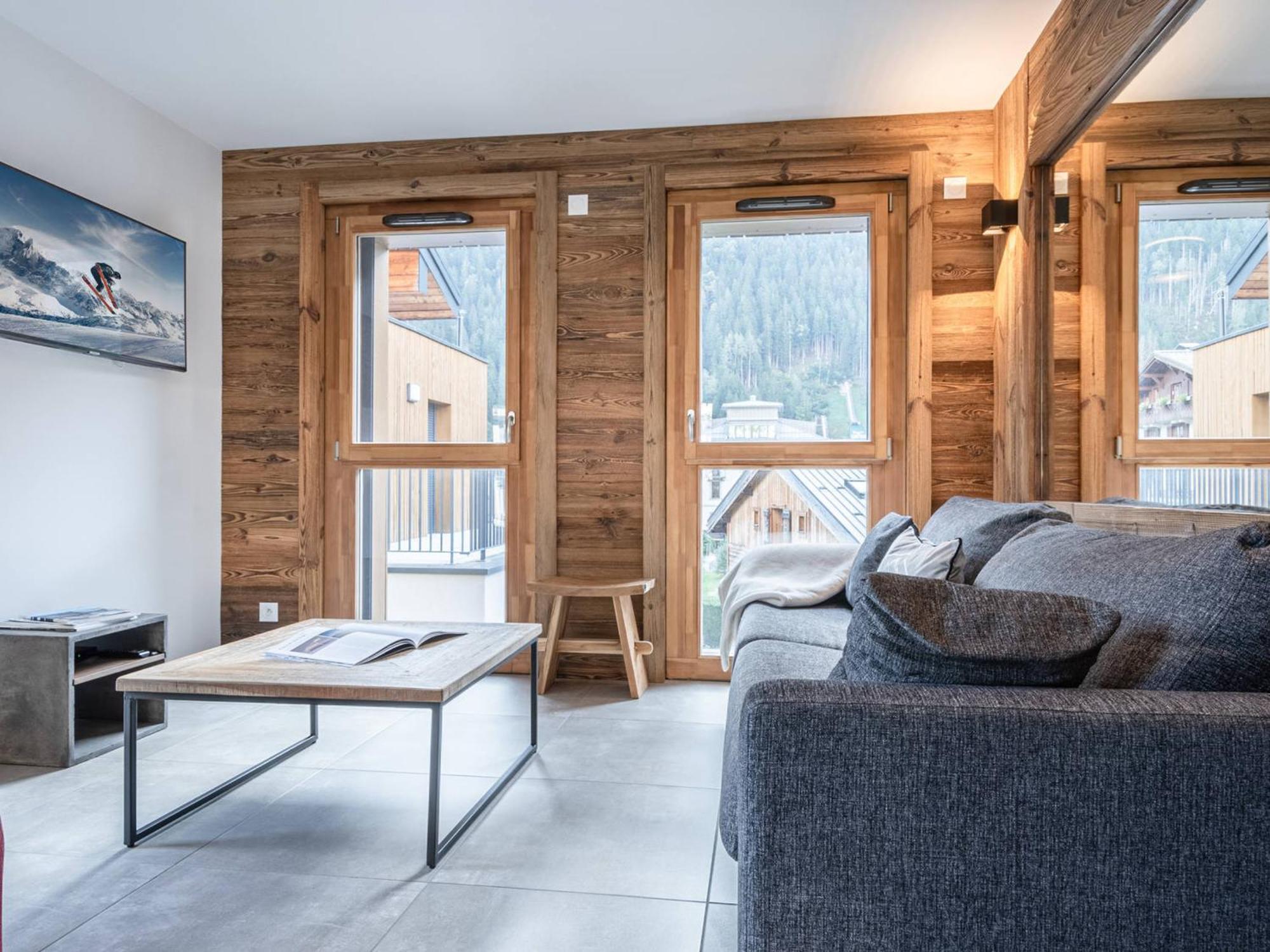 Duplex Centre Pour 6 Avec Balcon Et Garage - Fr-1-343-248 * Chamonix