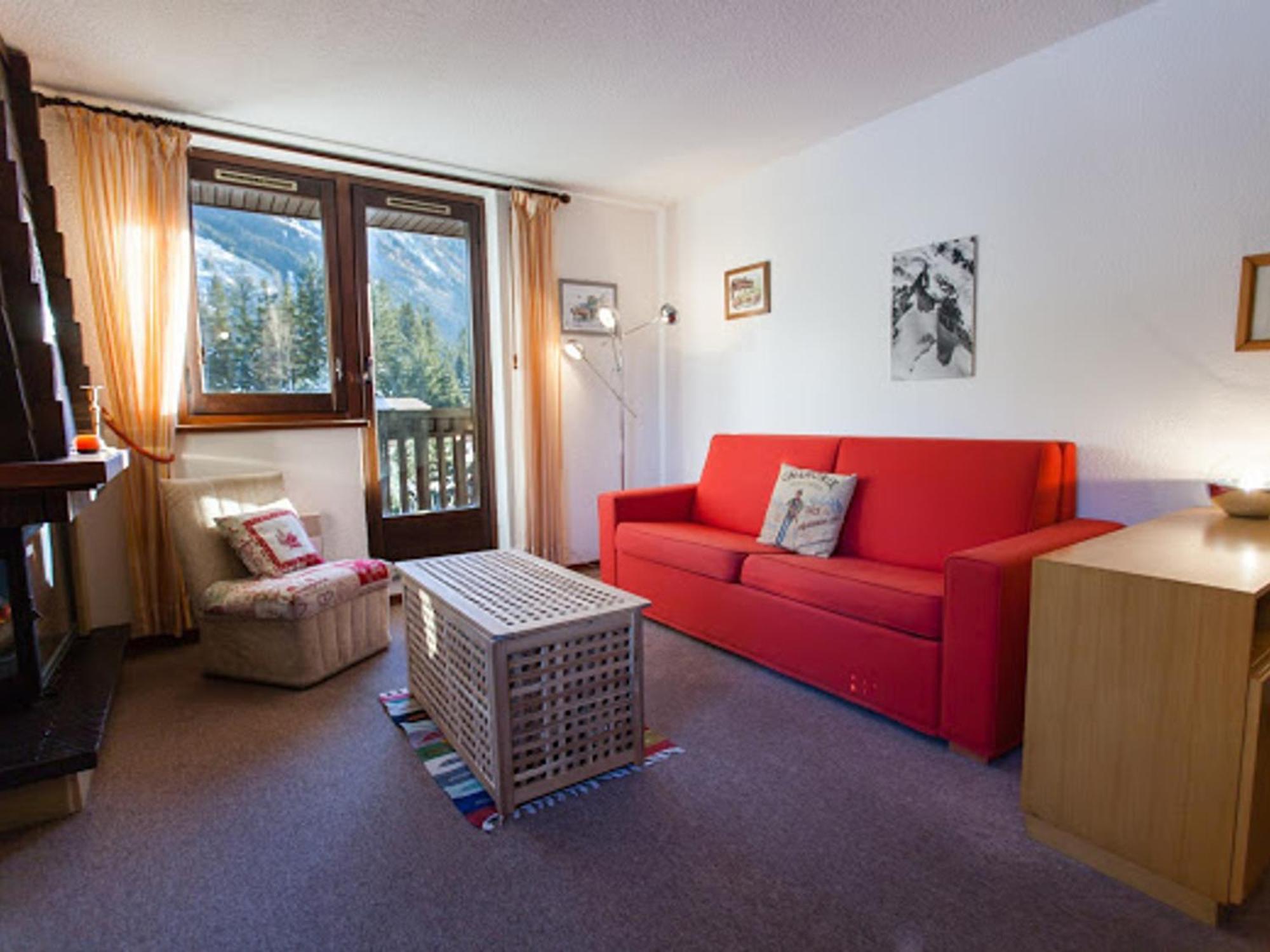 2 Pieces Avec Parking A Chamonix, Animaux Acceptes - Fr-1-517-19