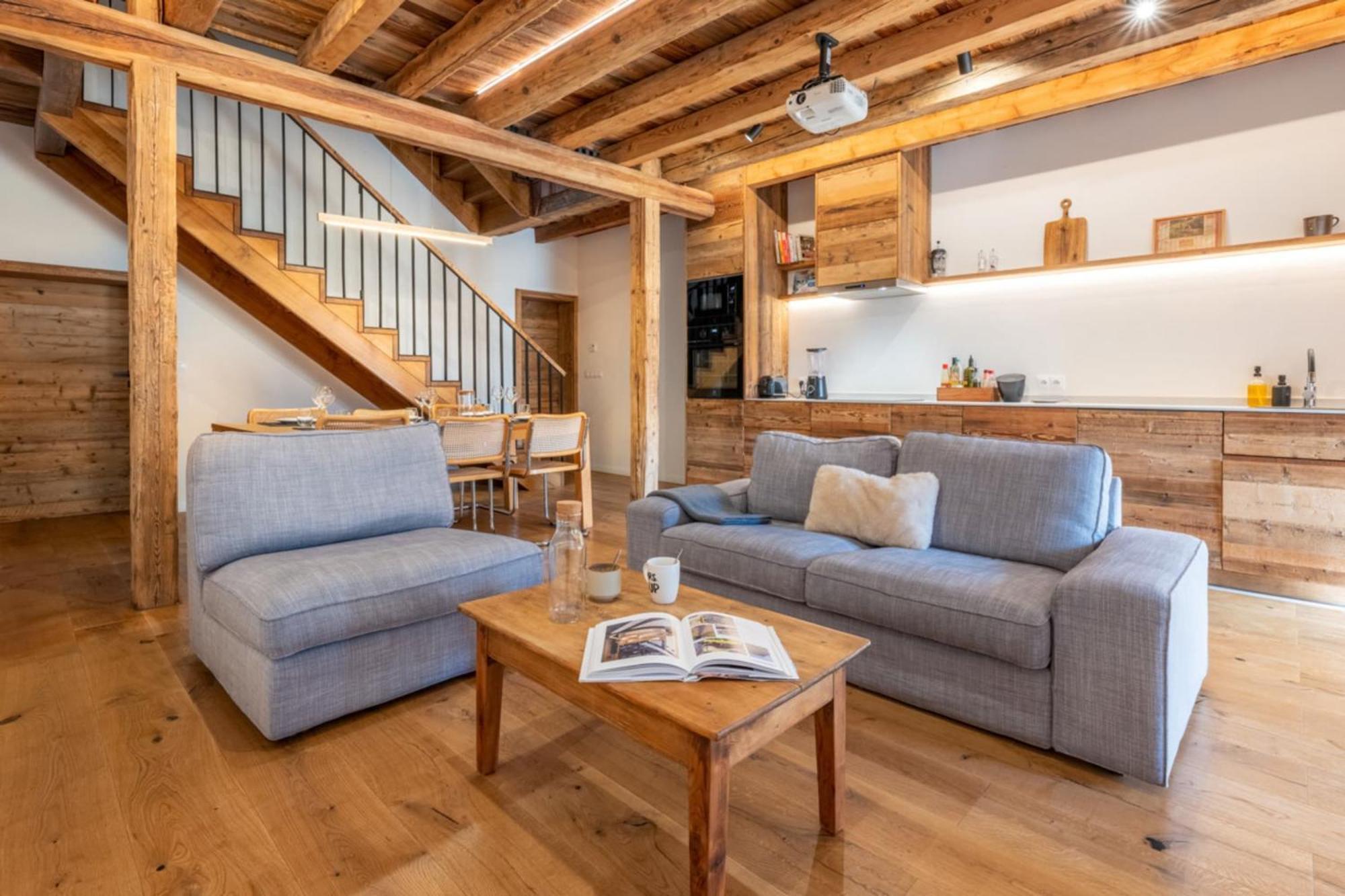 Chalet Pretty Loft With View Of Mont Blanc & Glacier Chamonix