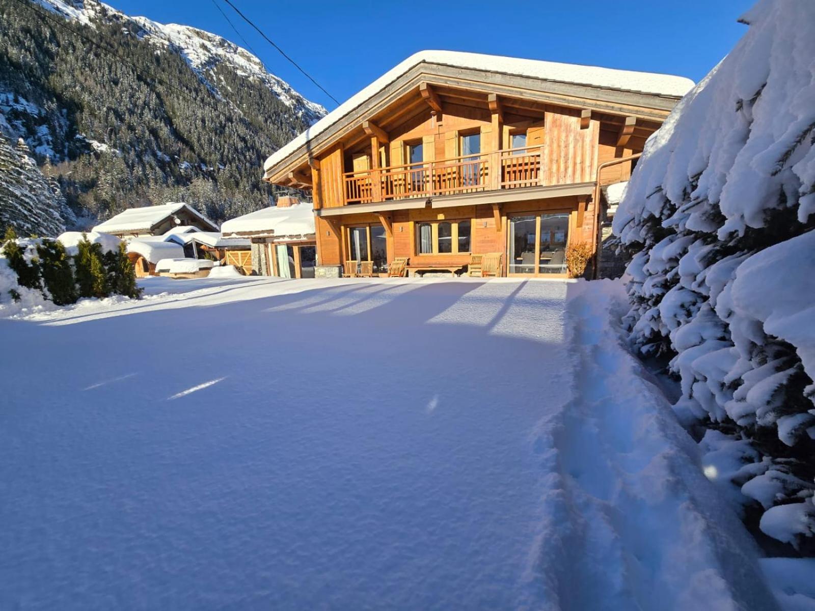 Amazing With Hot Tub Sauna And Panoramic View Chalet Chamonix