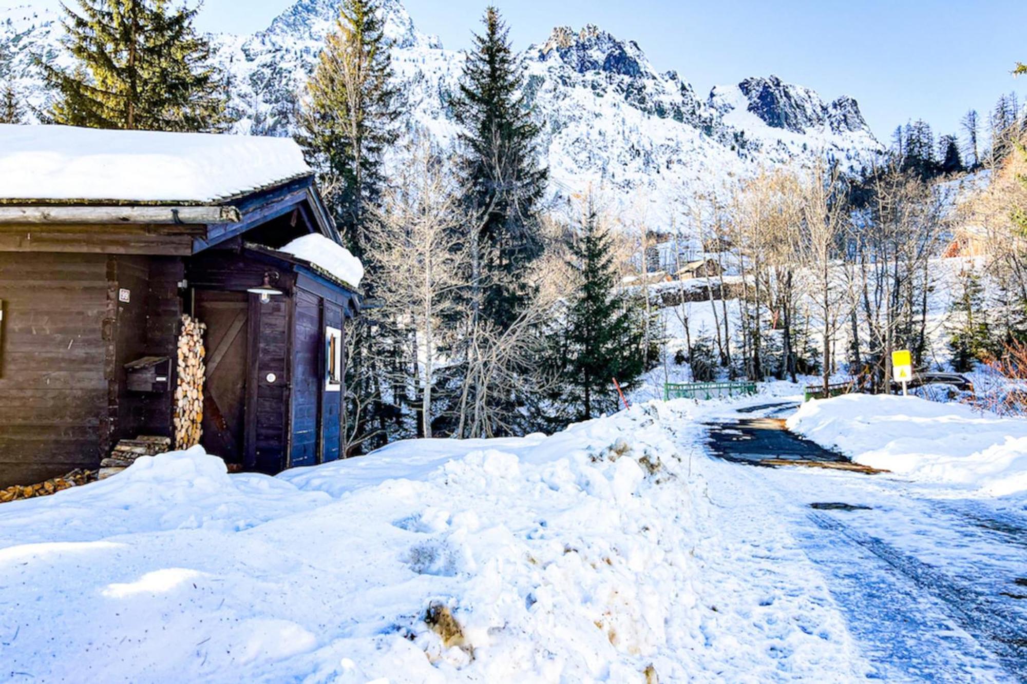 Snowflake With Garden Chalet