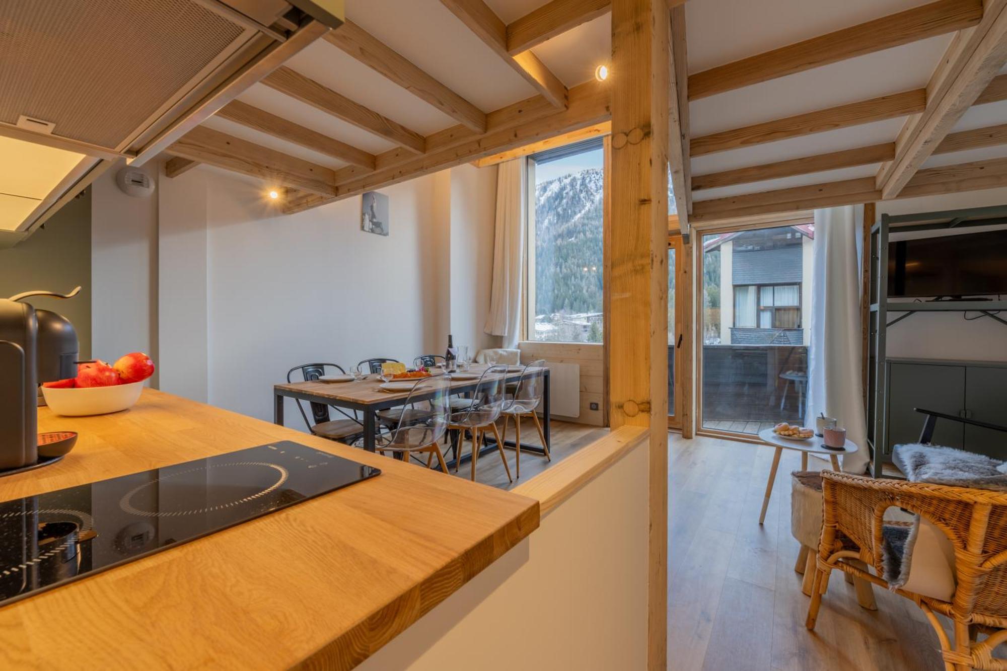 Duplex View Mont-blanc For 6 - Happy Chamonix