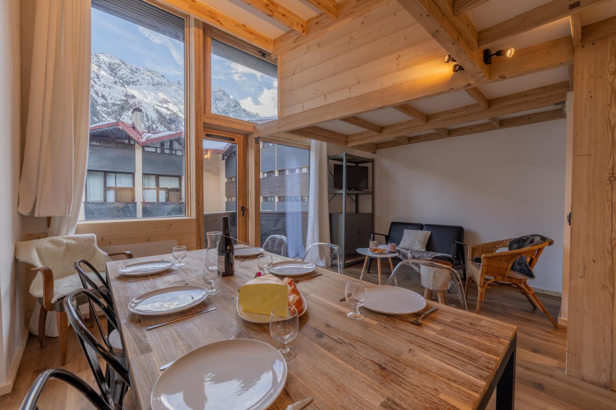 Apartment Duplex View Mont-blanc For 6 - Happy *