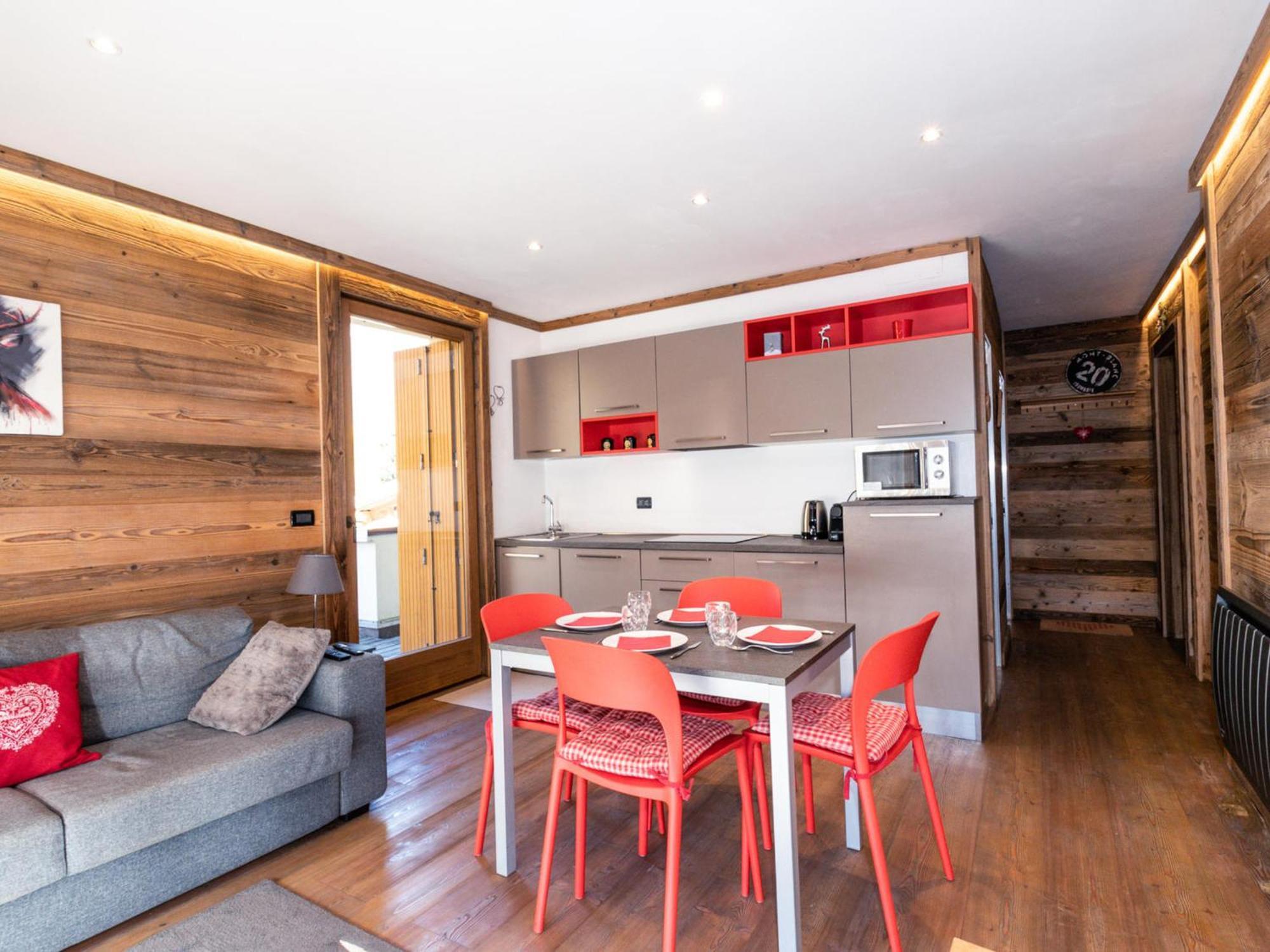 Chaleureux 4 Pers Avec Terrasse Et Wifi, Centre - Fr-1-343-222 Chamonix