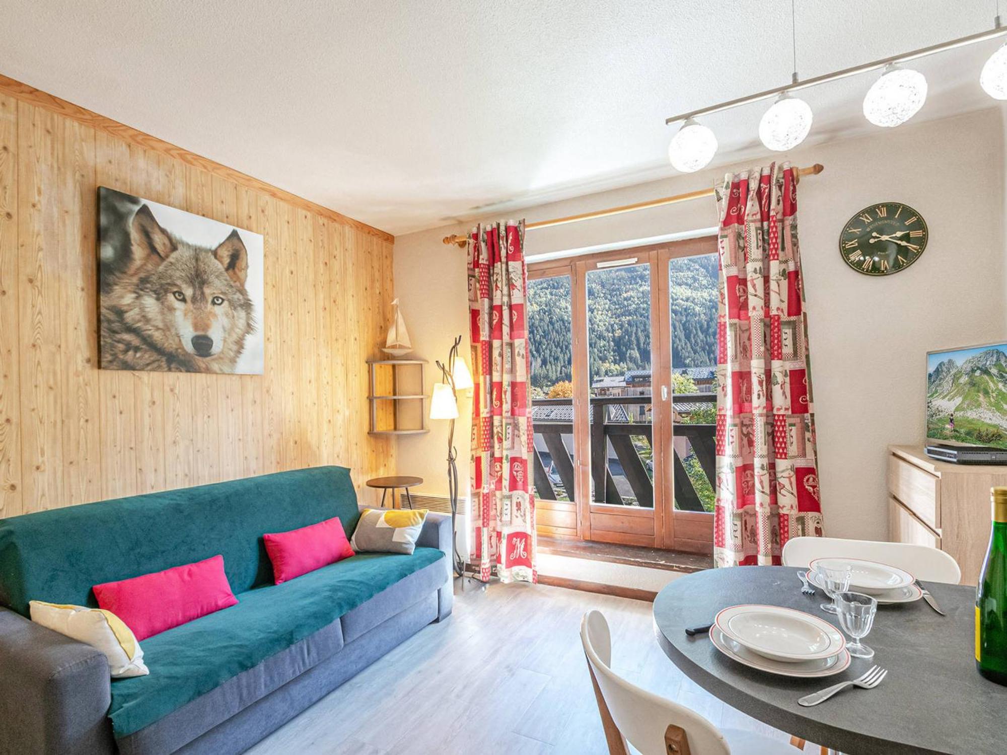Apartment : Charmant, Balcon Vue Mont-blanc, Parking, Wifi, Animaux Acceptes - Fr-1-343-221
