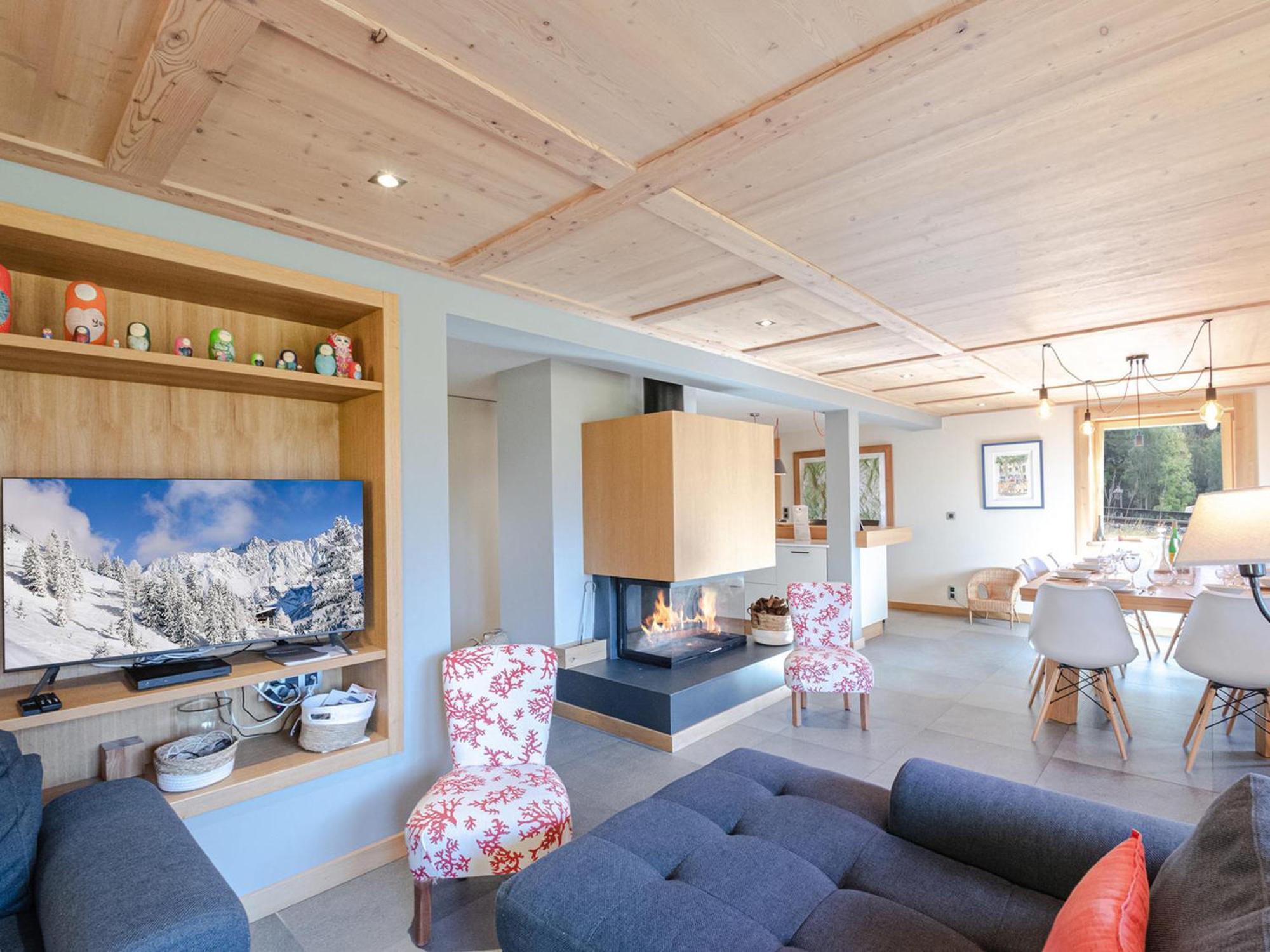 Superbe Avec Grand Jardin, 5 Chambres, Parking Et Wifi - Fr-1-343-177 Chalet Chamonix