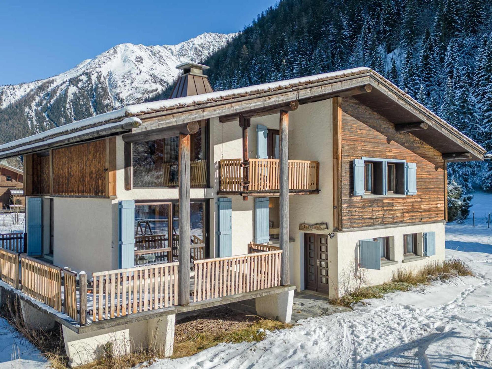 Familial Avec Wifi Et Parking Pres D'argentiere - Fr-1-343-258 Chalet