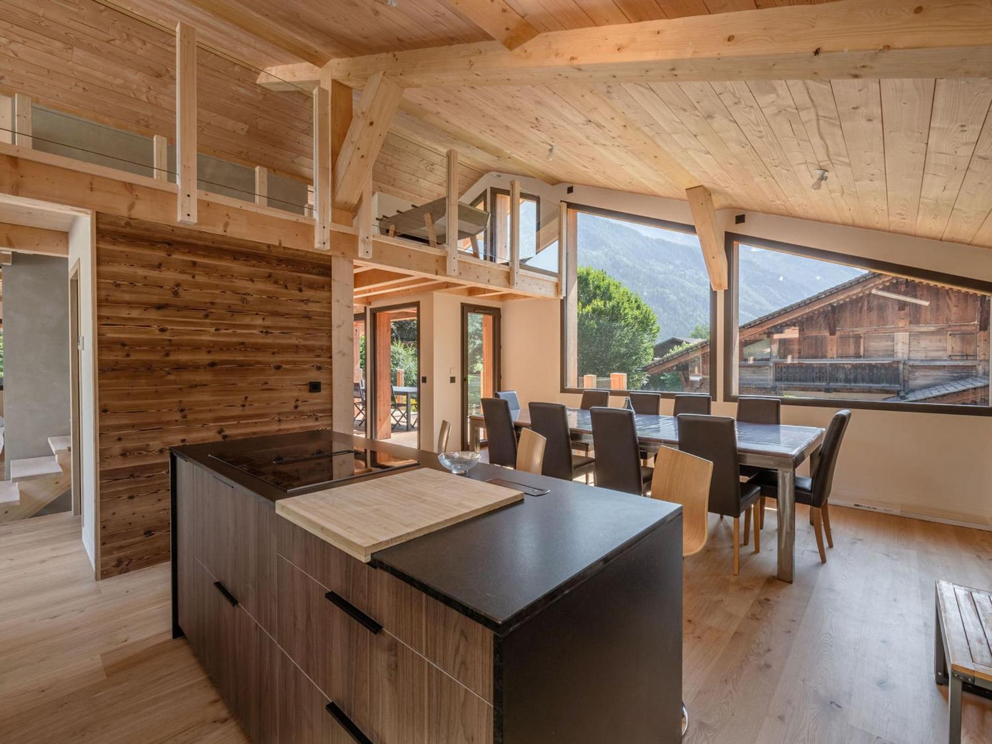 Chalet Spacieux Avec Jacuzzi, Animaux Acceptes Et Parking Prive - Fr-1-343-260 Chamonix